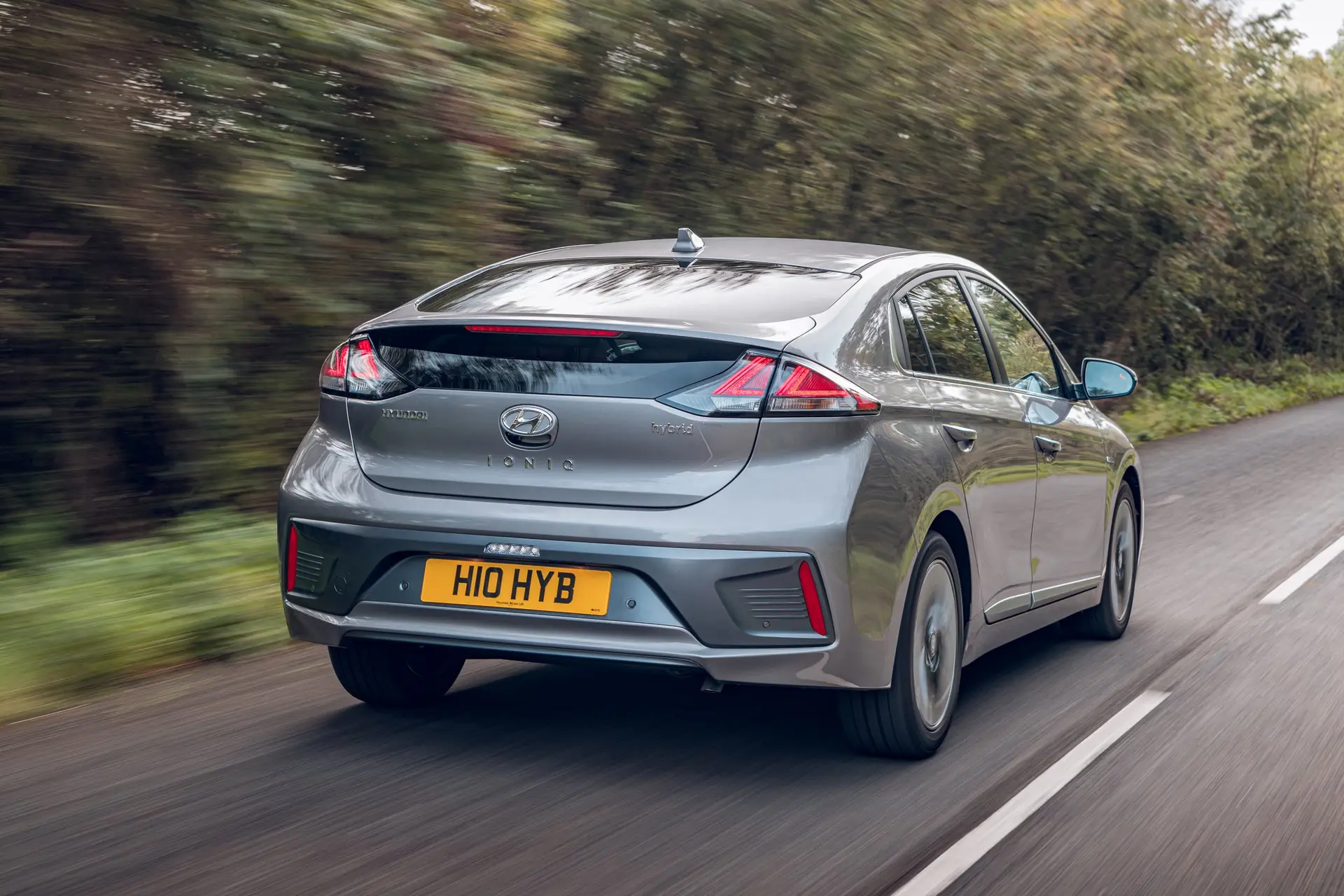Hyundai Ioniq Review 2023 on road