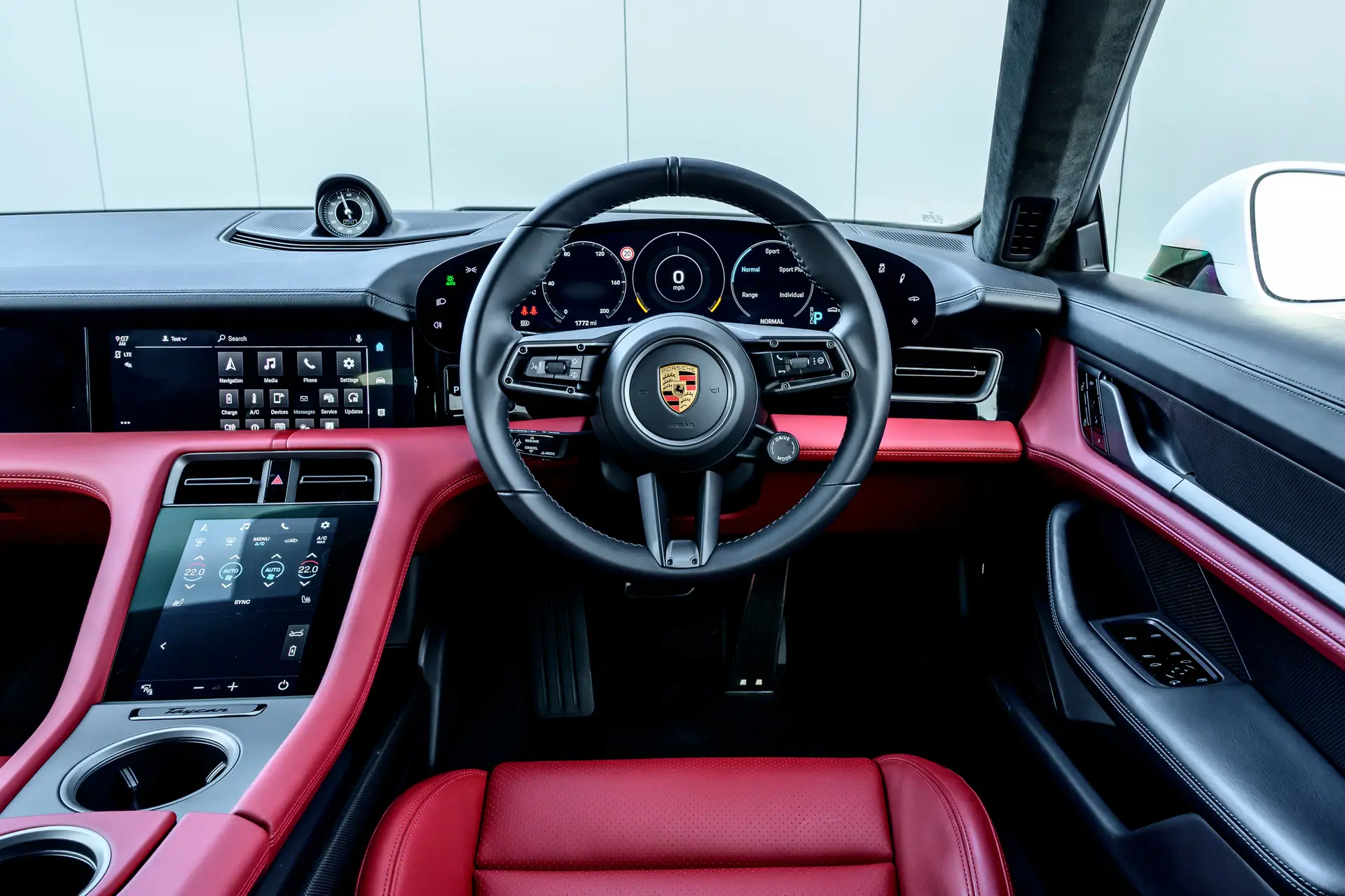 Porsche Taycan Review 2023 Front Interior
