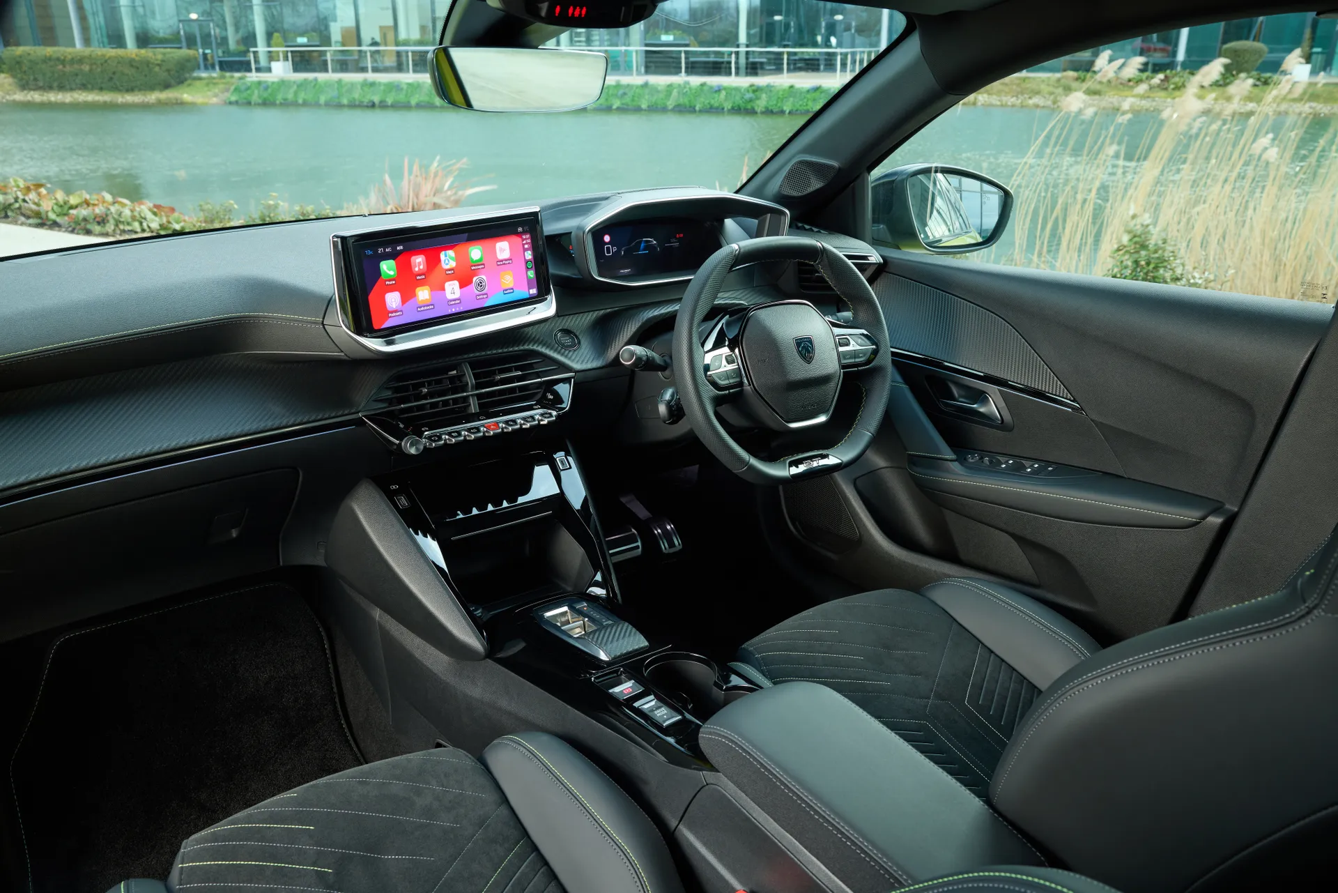 Peugeot e-208 Review 2024: interior and front passenger space