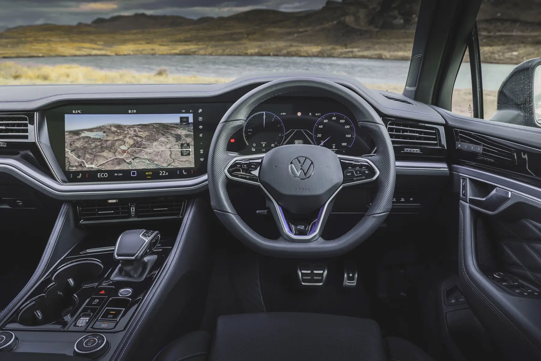 Volkswagen Touareg Review 2023: interior dashboard