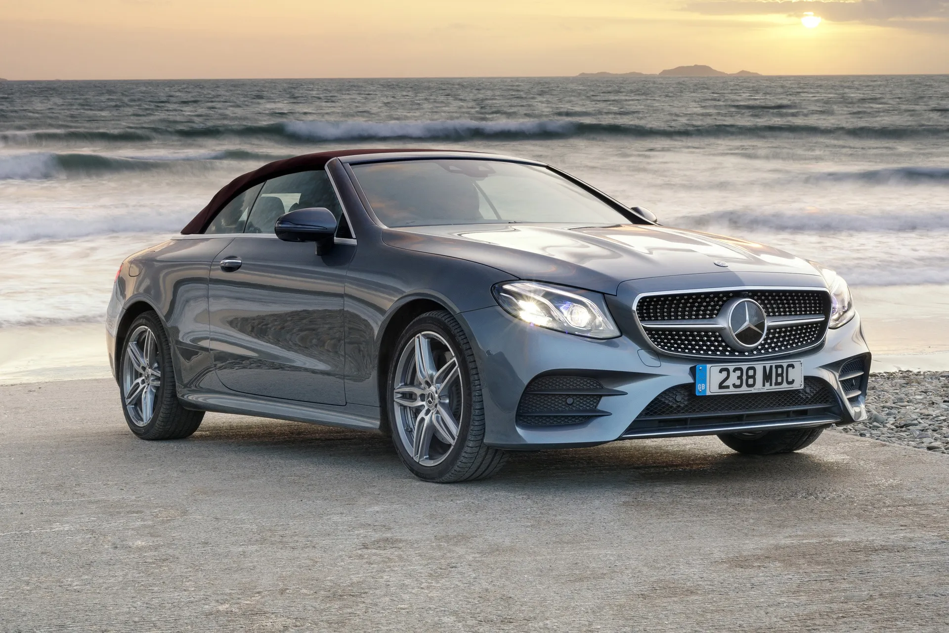 Mercedes-Benz E-Class Cabriolet Review 2023: frontright exterior