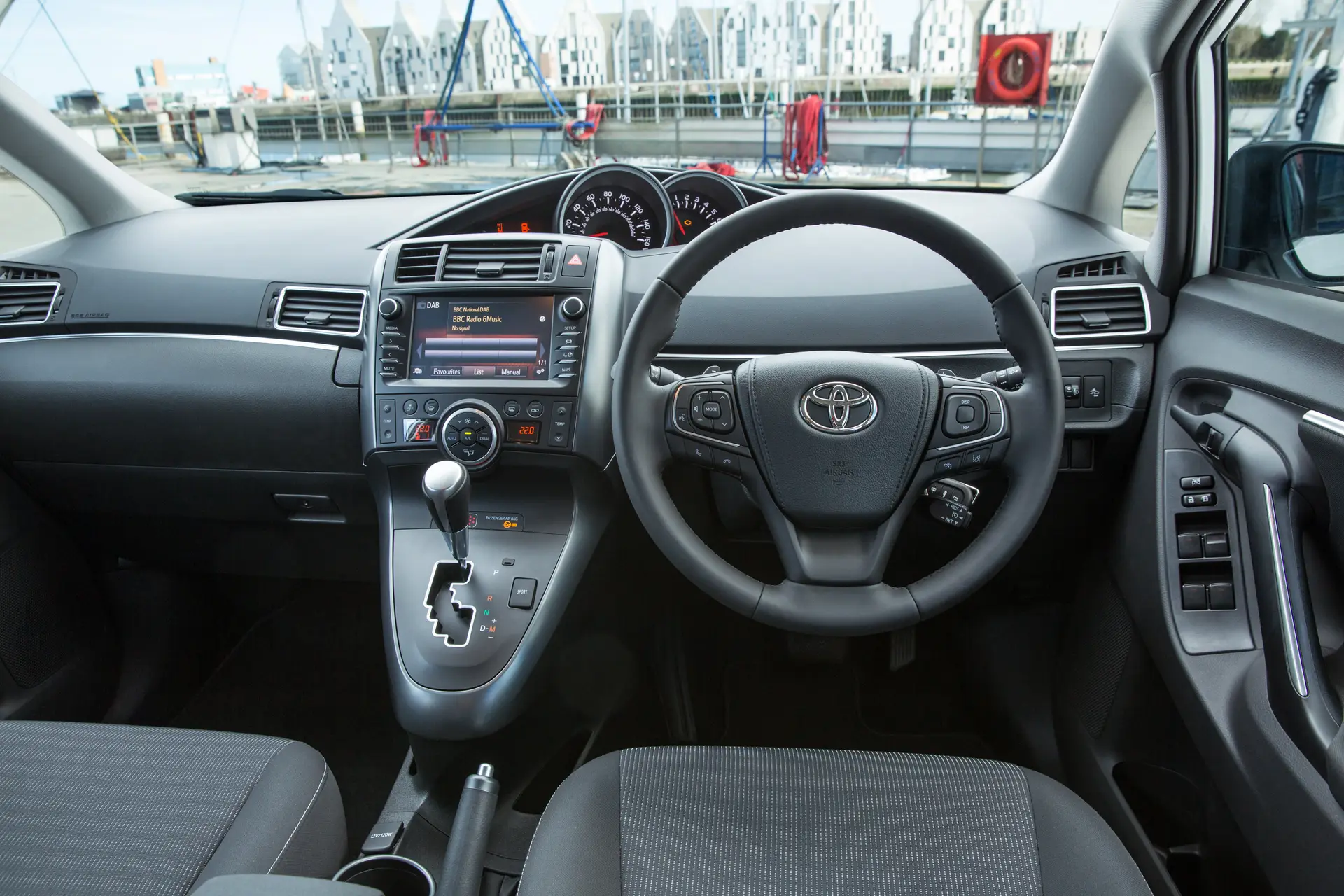 Toyota Verso Review 2023: interior dashboard and steering wheel