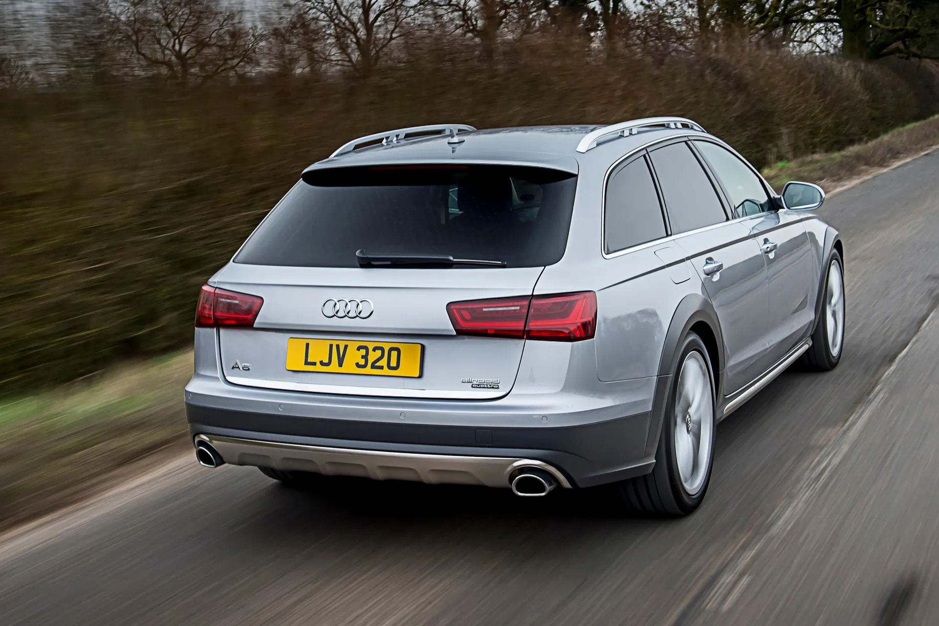 Audi A6 Allroad (2012-2018) Review: Exterior rear three quarter photo of the Audi A6 Allroad