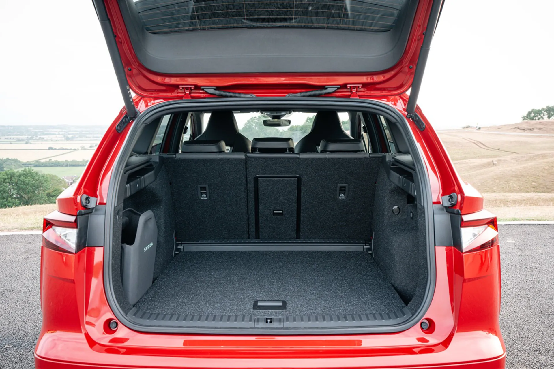 Skoda Enyaq vRS Review: boot space