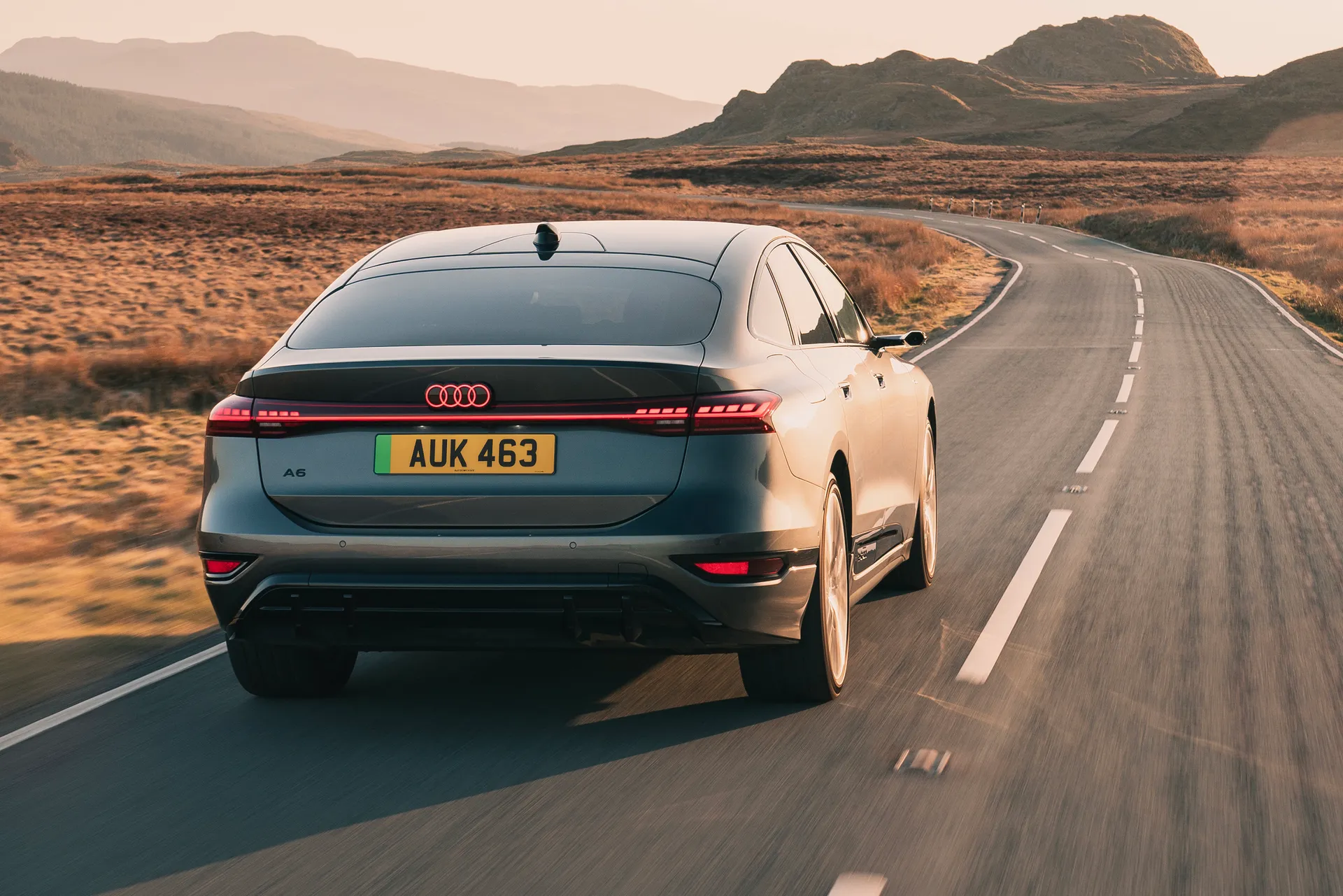 Audi A6 e-tron Review: driving dynamic rear