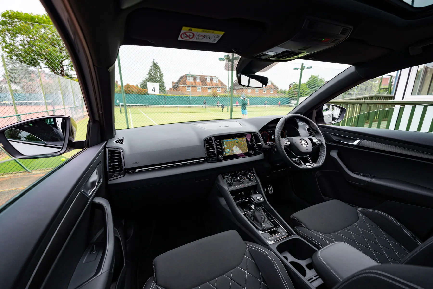 Skoda Karoq Review: front interior