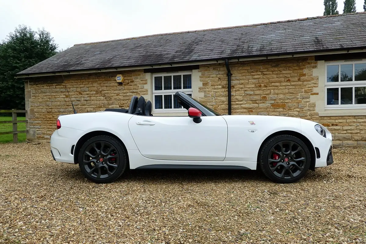 Abarth 124 Spider Review 2023: side picture