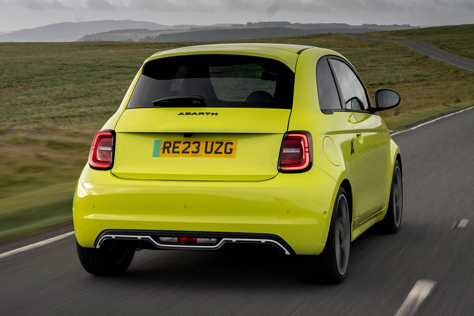 Abarth 500e Review 2023: rear dynamic