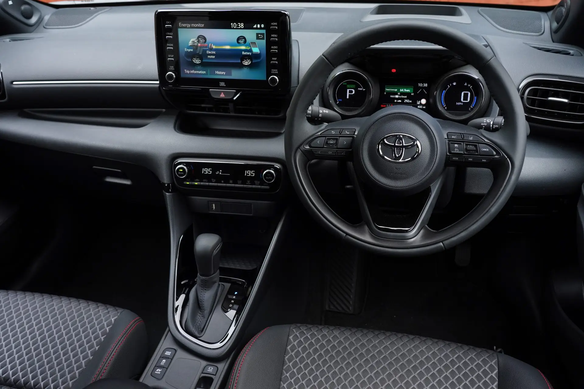 Toyota Yaris Review 2023 interior dashboard