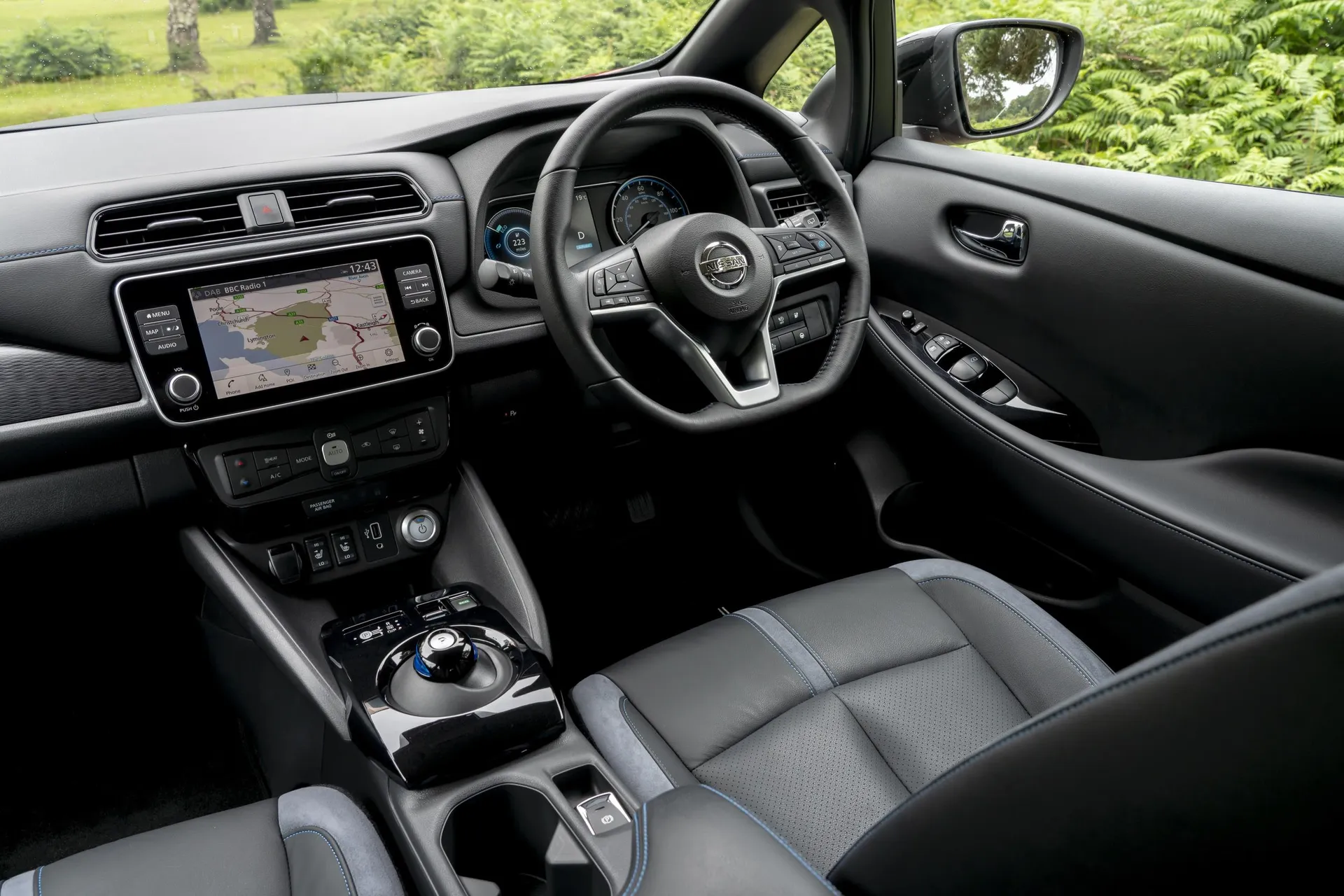 Nissan Leaf (2018-2025) Review front interior