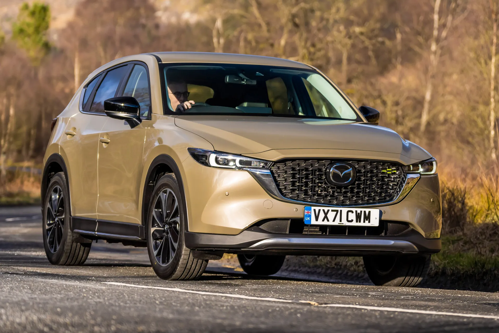 Mazda CX-5 Review 2024: front dynamic