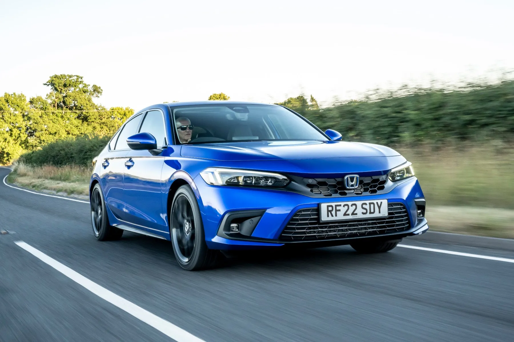Honda Civic Review: front driving