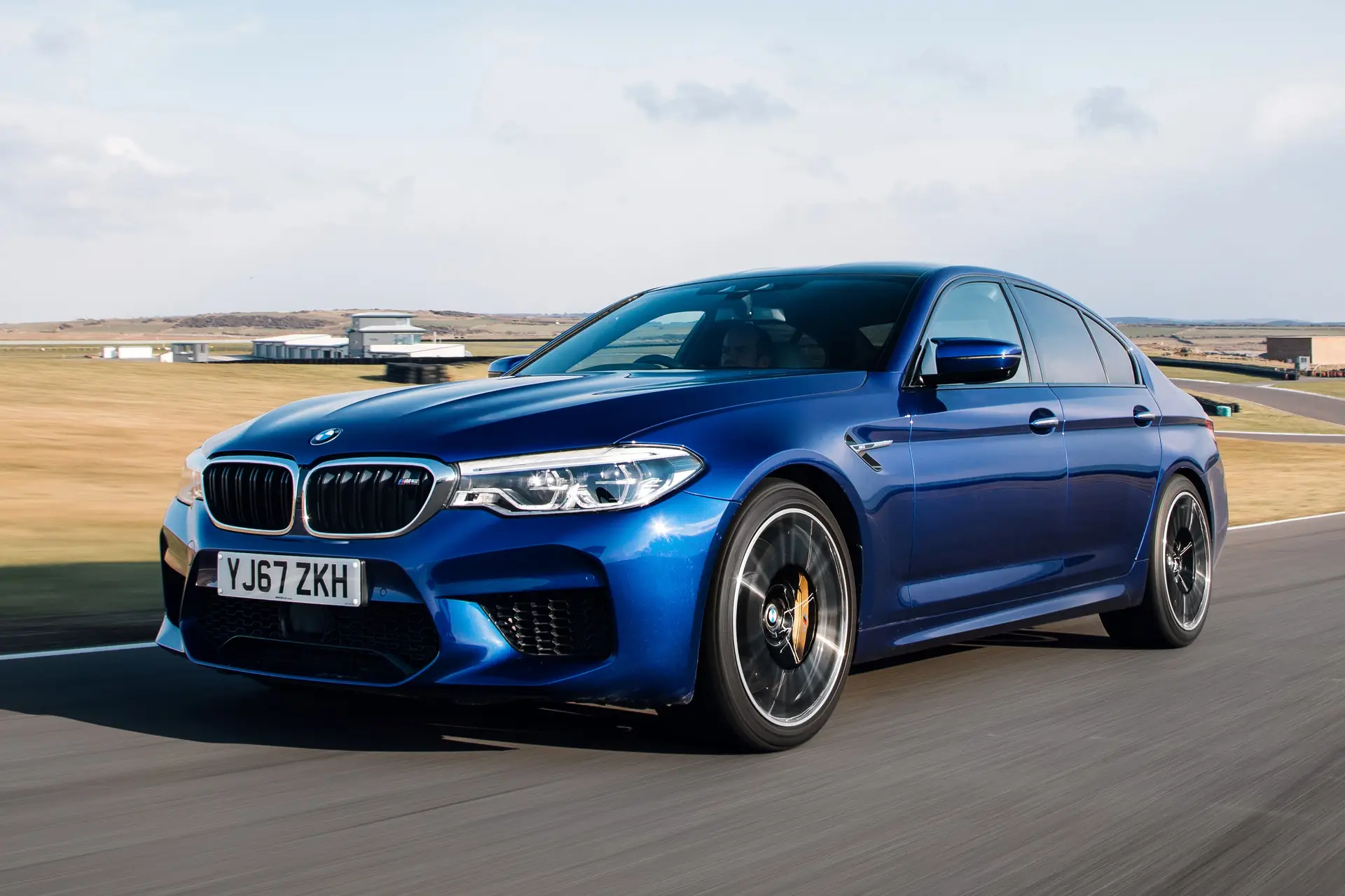 BMW M5 Driving Front 