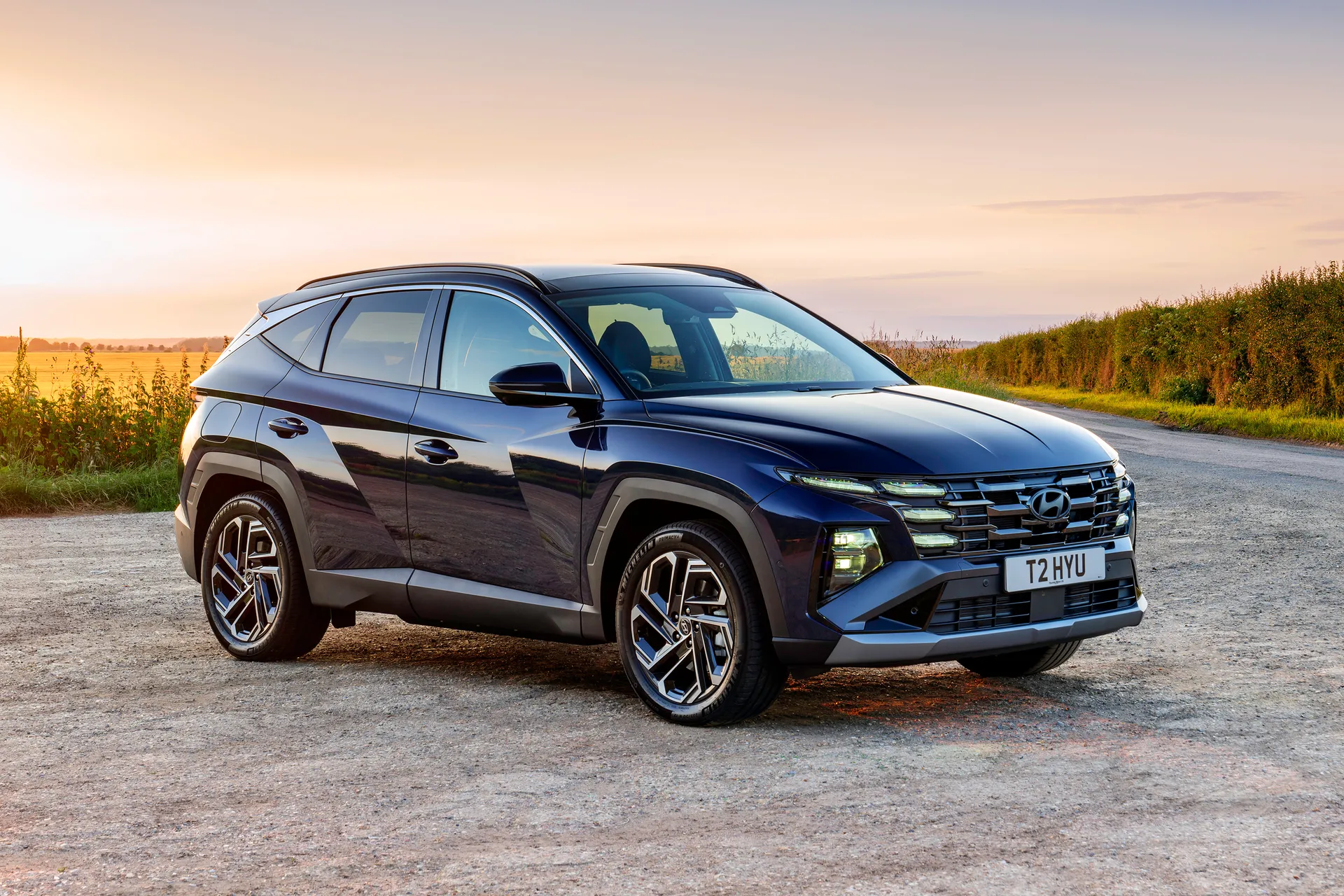 Hyundai Tucson Review: front three quarters