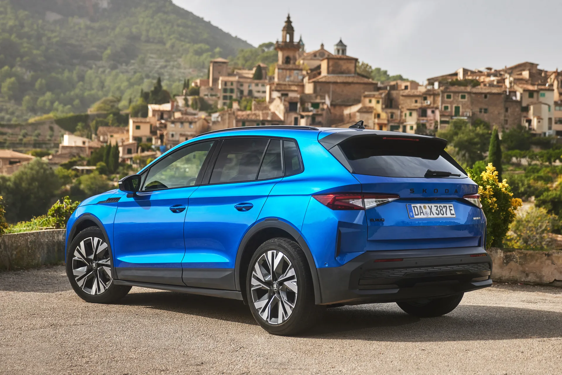 Skoda Elroq Review: rear three quarters