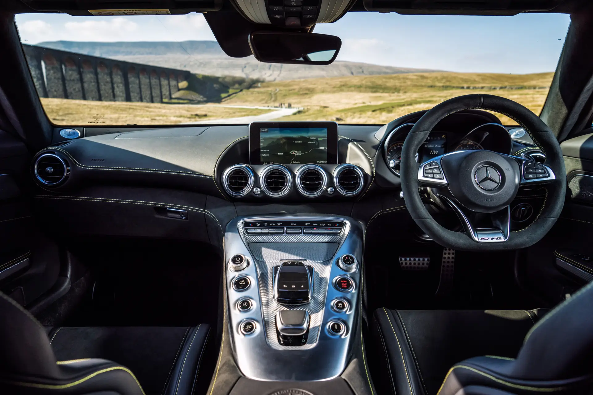 Mercedes-AMG GT Review 2023: front interior
