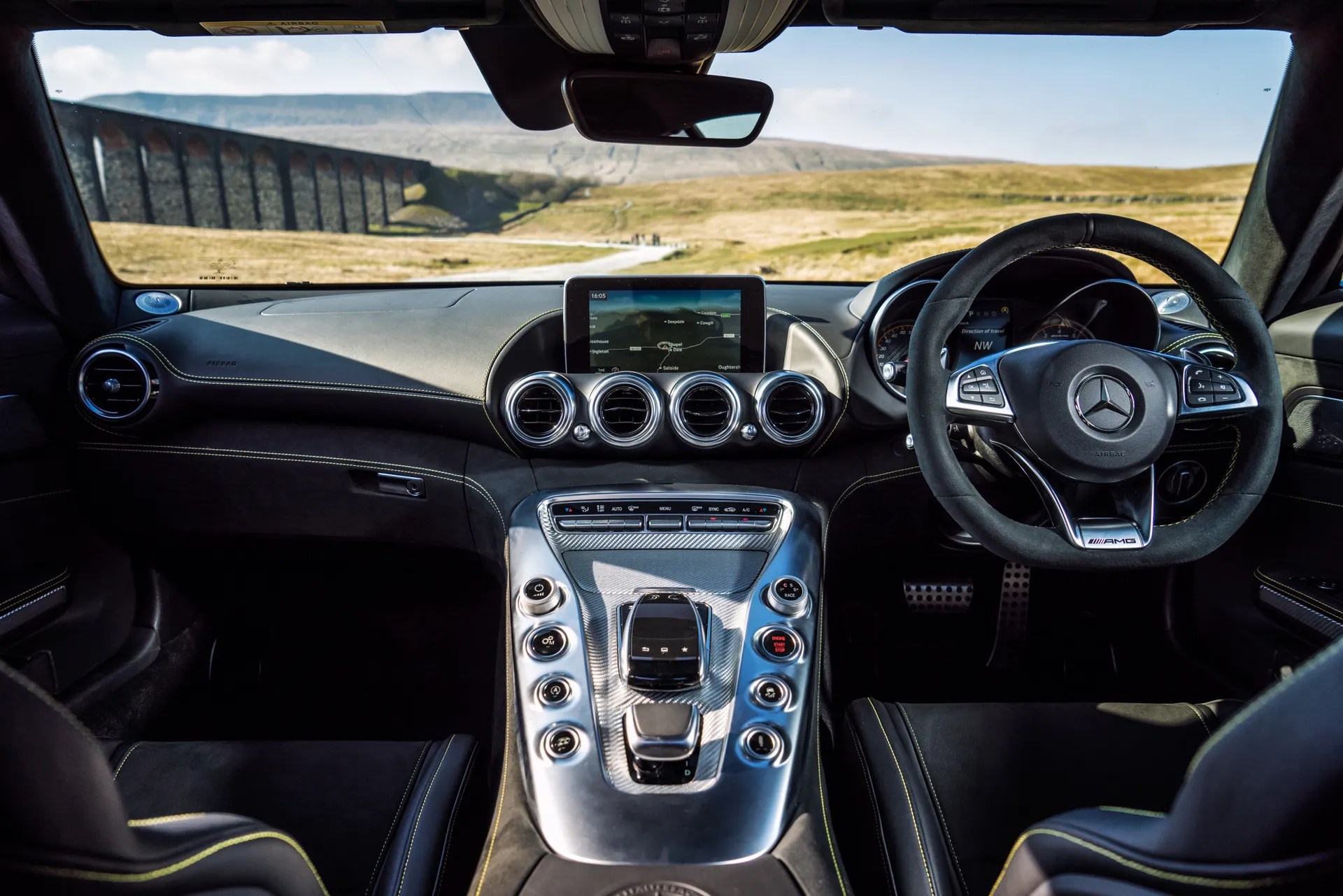 Mercedes-AMG GT Review 2023: front interior