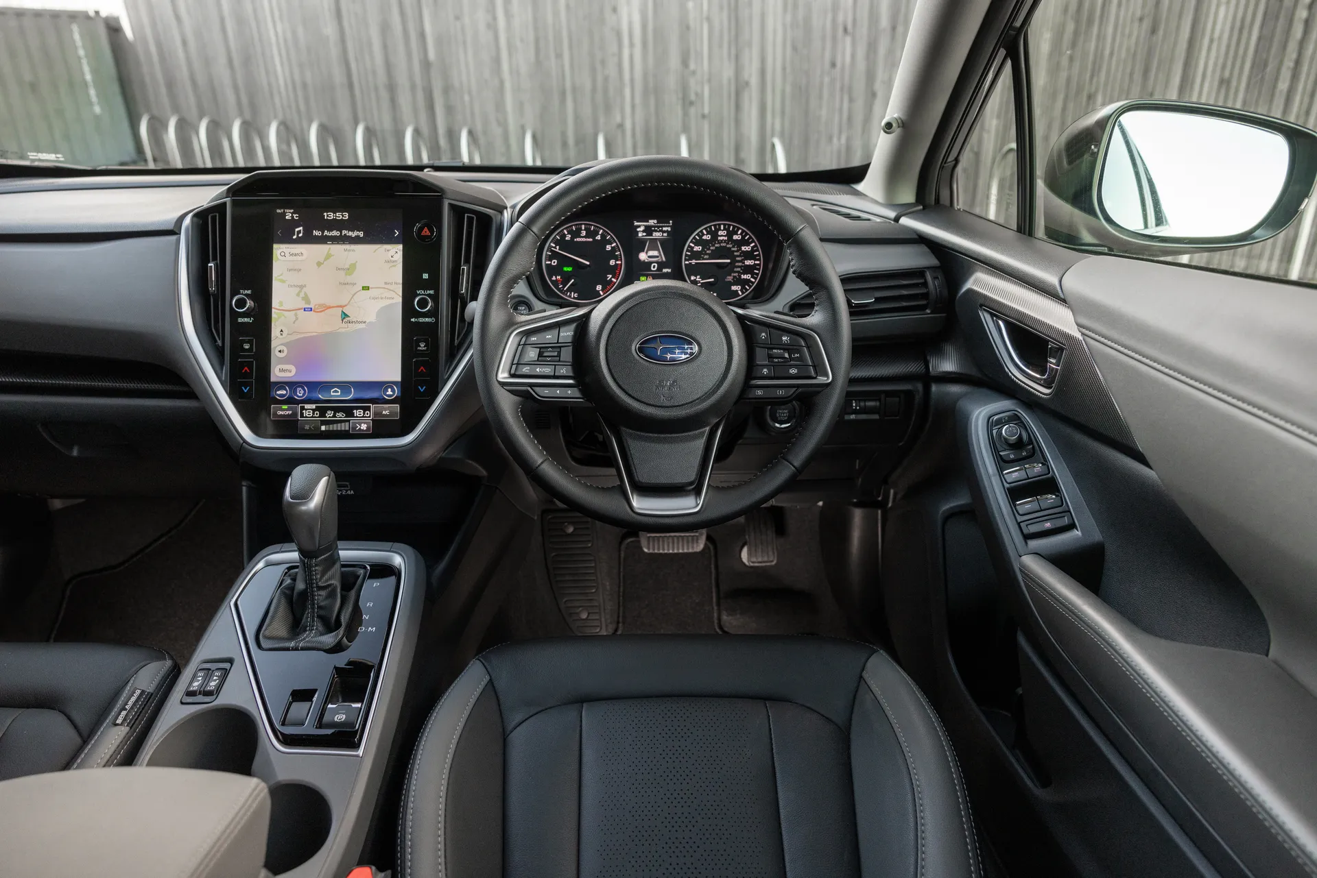 Subaru Crosstrek Review: interior and dashboard