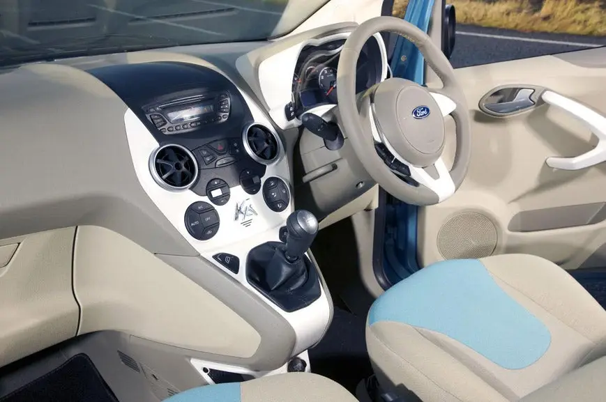 Ford Ka (2008-2016) Review: interior close up photo of the Ford Ka dashboard 