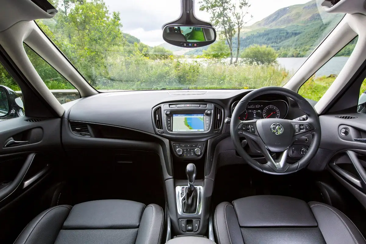 Vauxhall Zafira Tourer review 2023 Front Interior