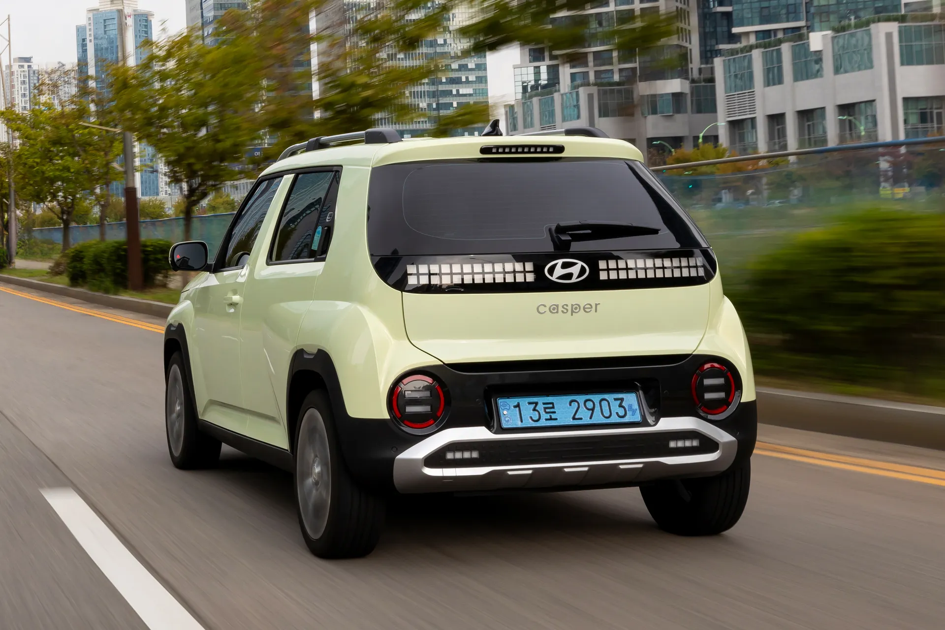 Hyundai Inster Review: driving dynamic rear