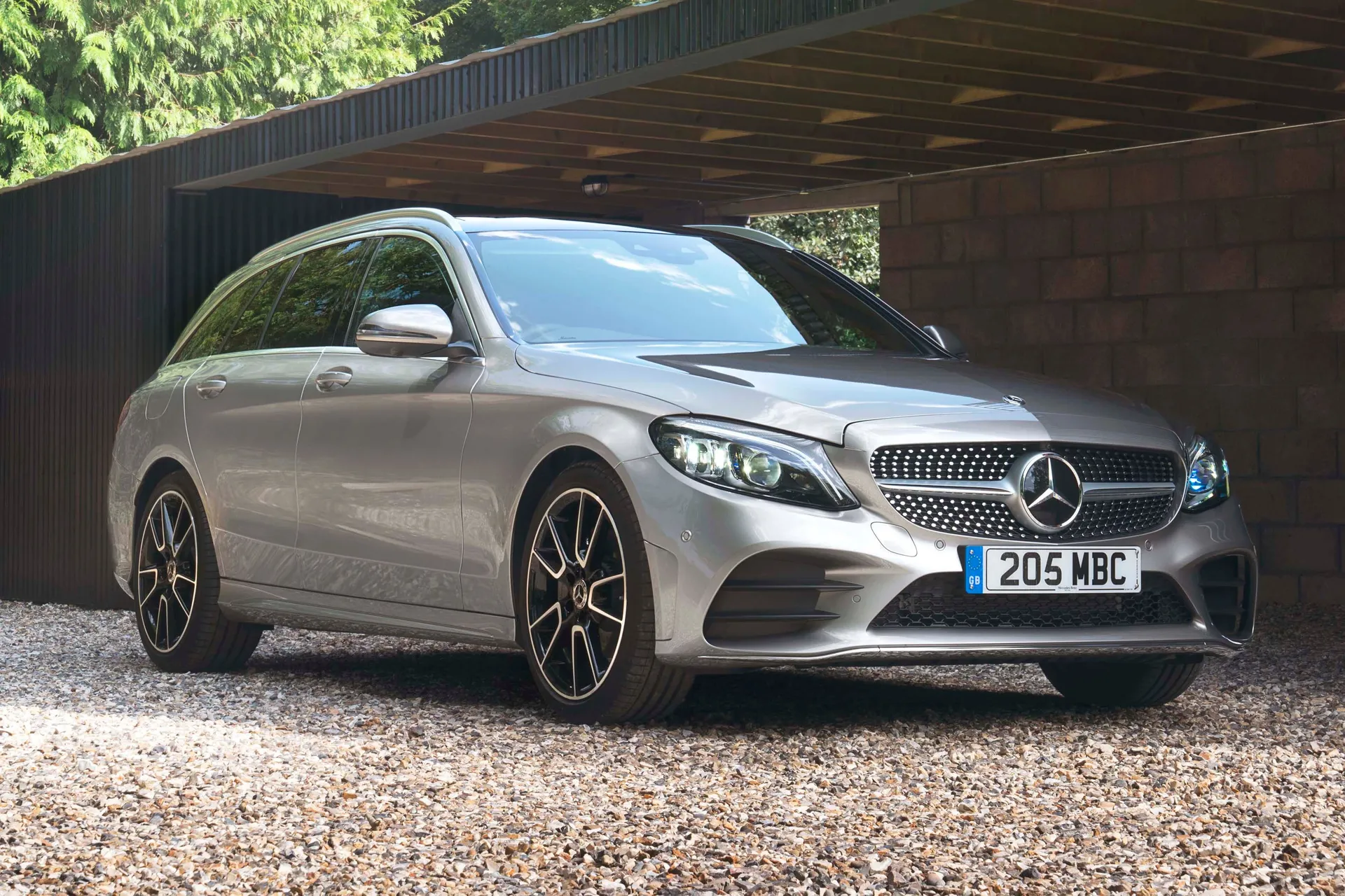 Mercedes-Benz C-Class Estate Review 2023: side exterior