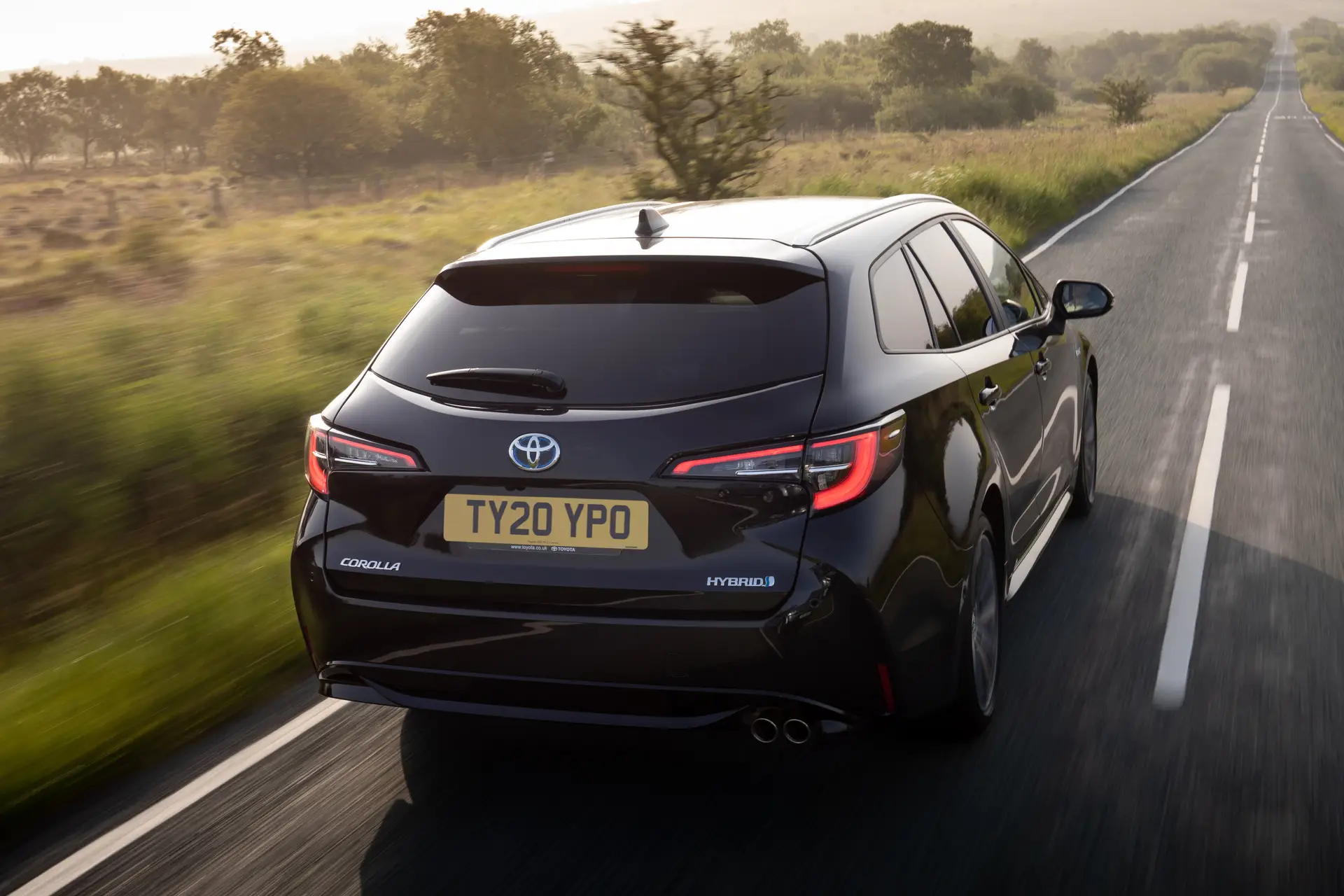 Toyota Corolla Touring Sports Review 2023 Rear Side View
