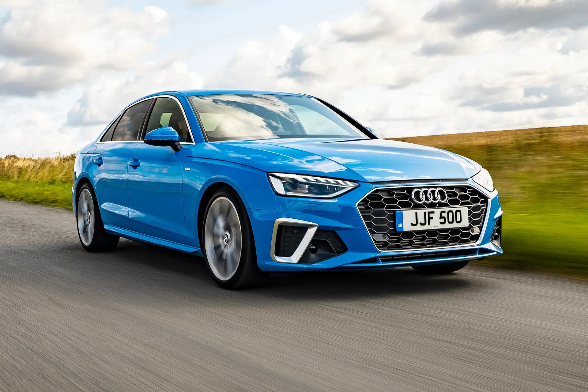 Audi A4 Review 2023 Driving Front