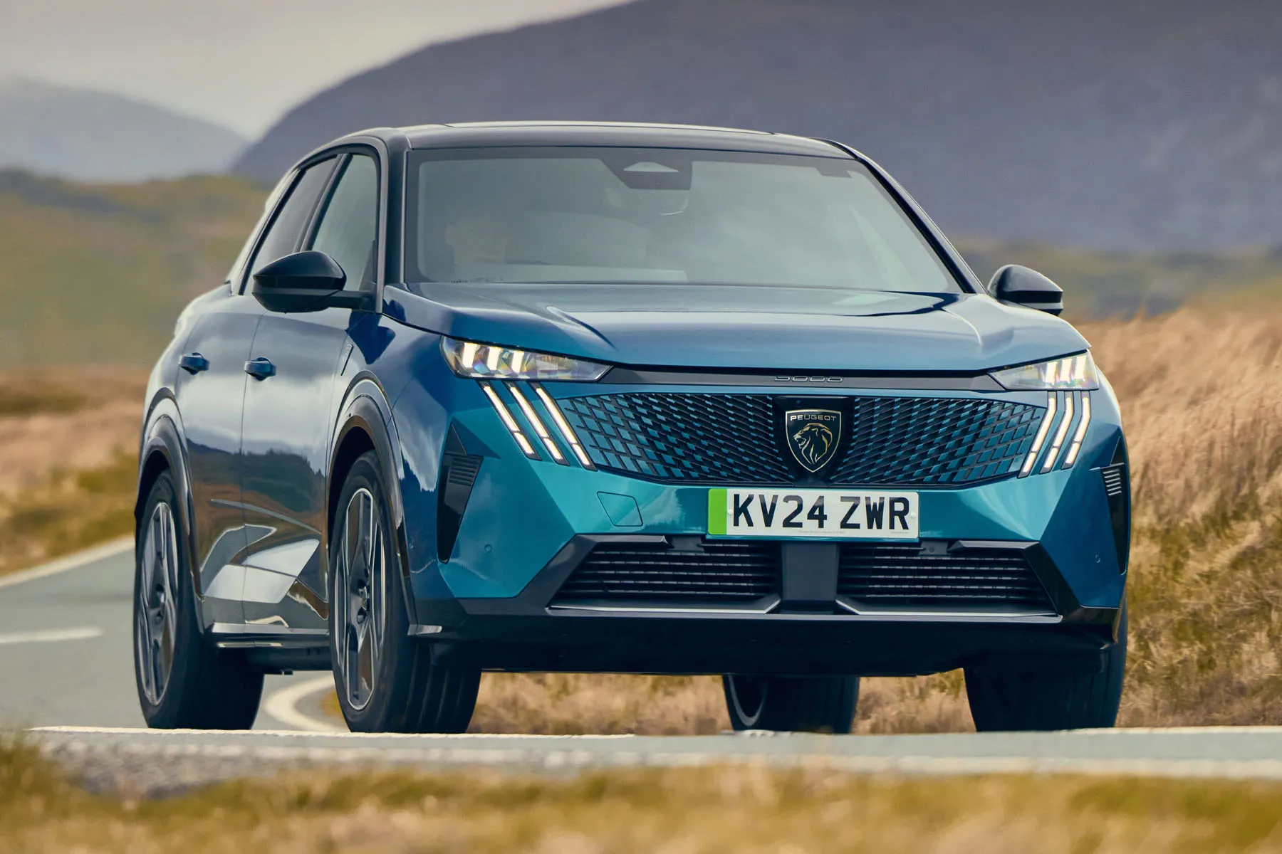 Peugeot e-3008 Review 2024: front dynamic