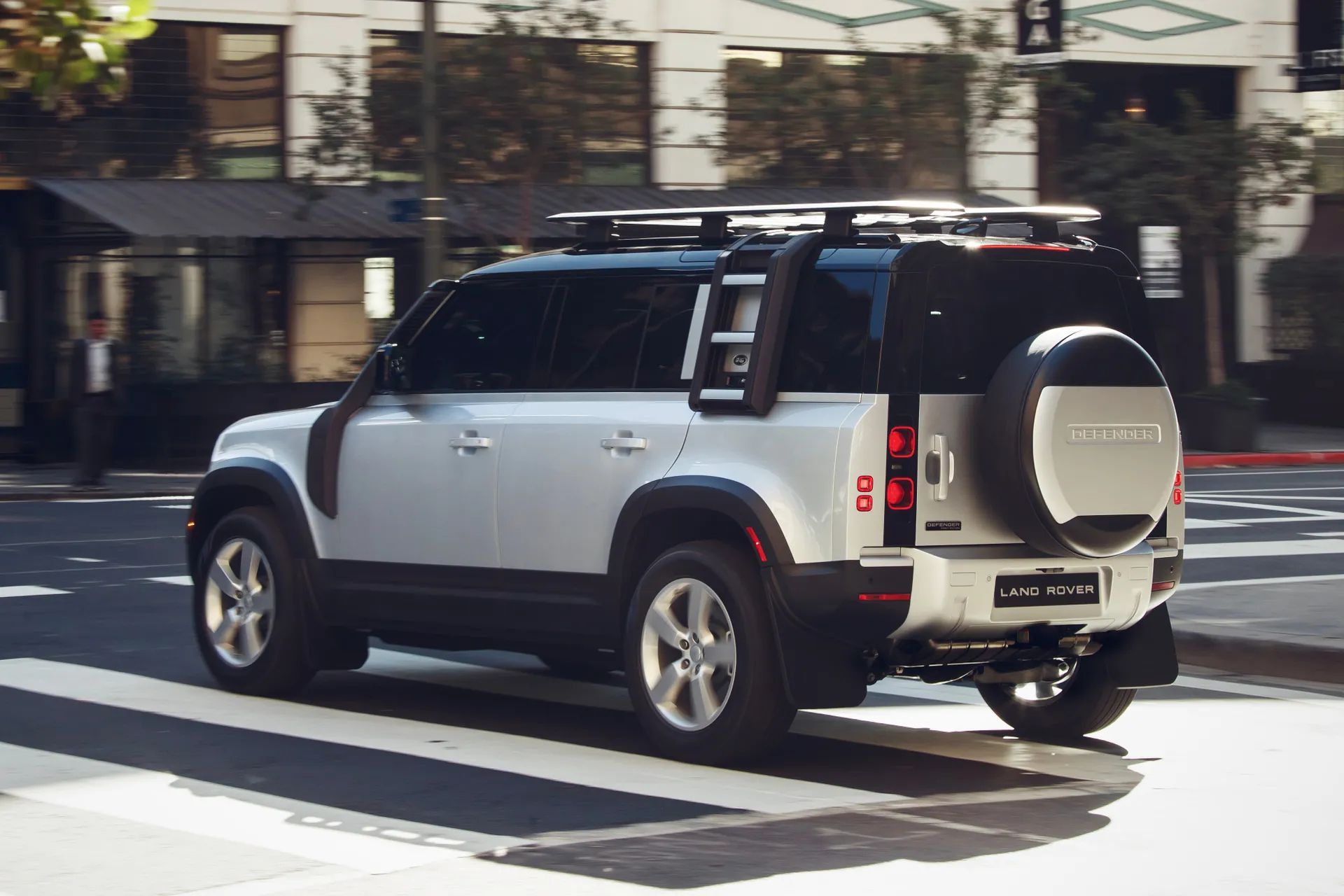 Land Rover Defender Review 2024: rear dynamic