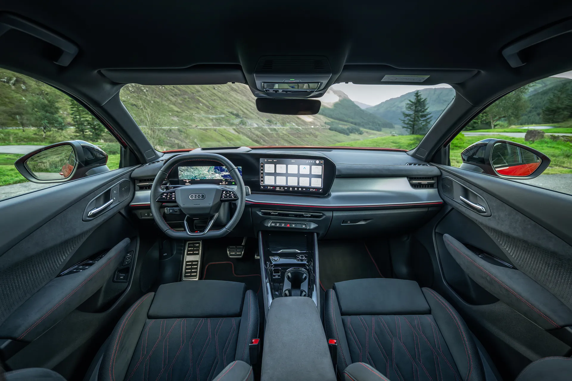 Audi Q3 review: interior view