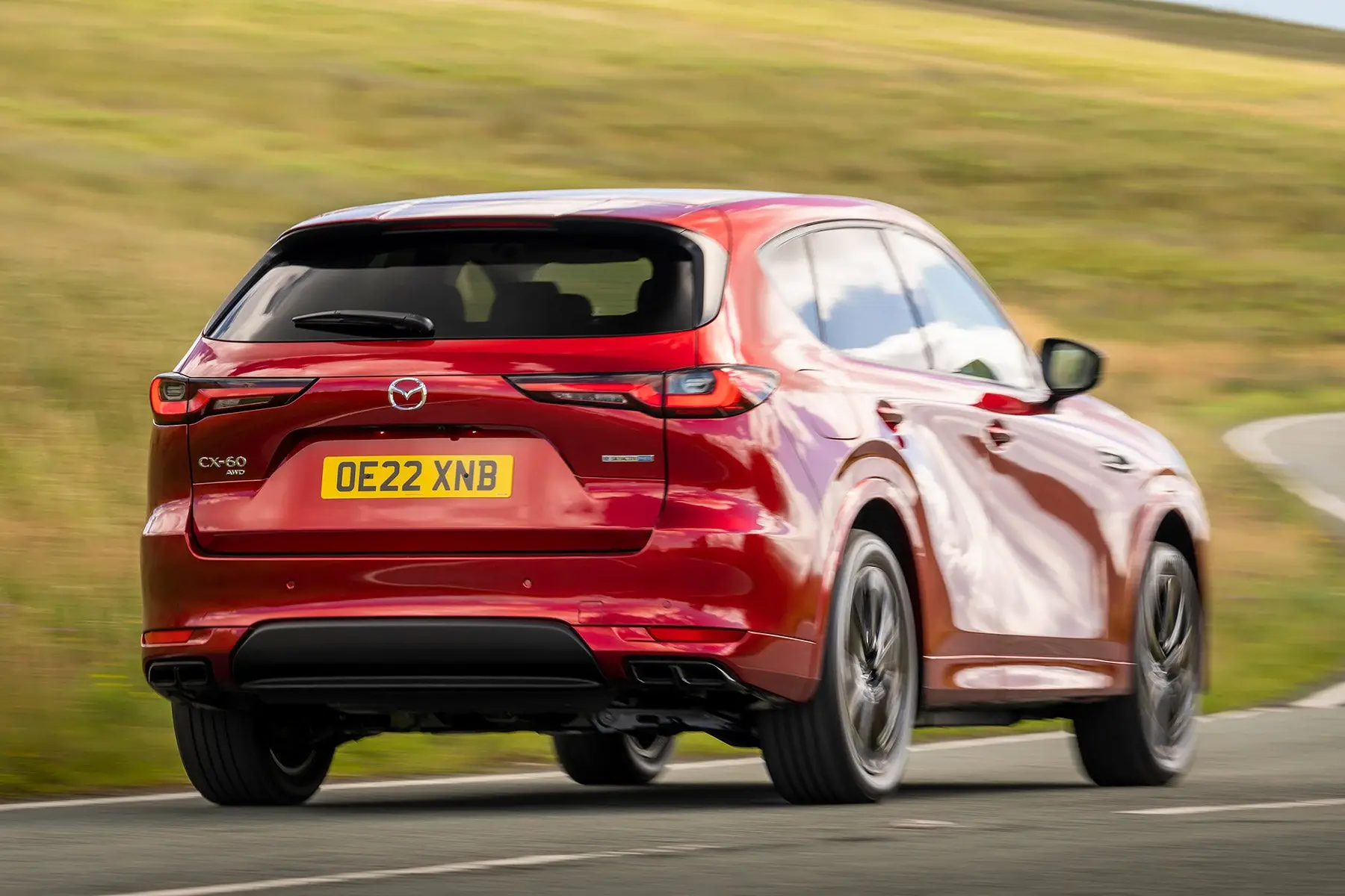 Mazda CX-60 Review 2023: rear dynamic