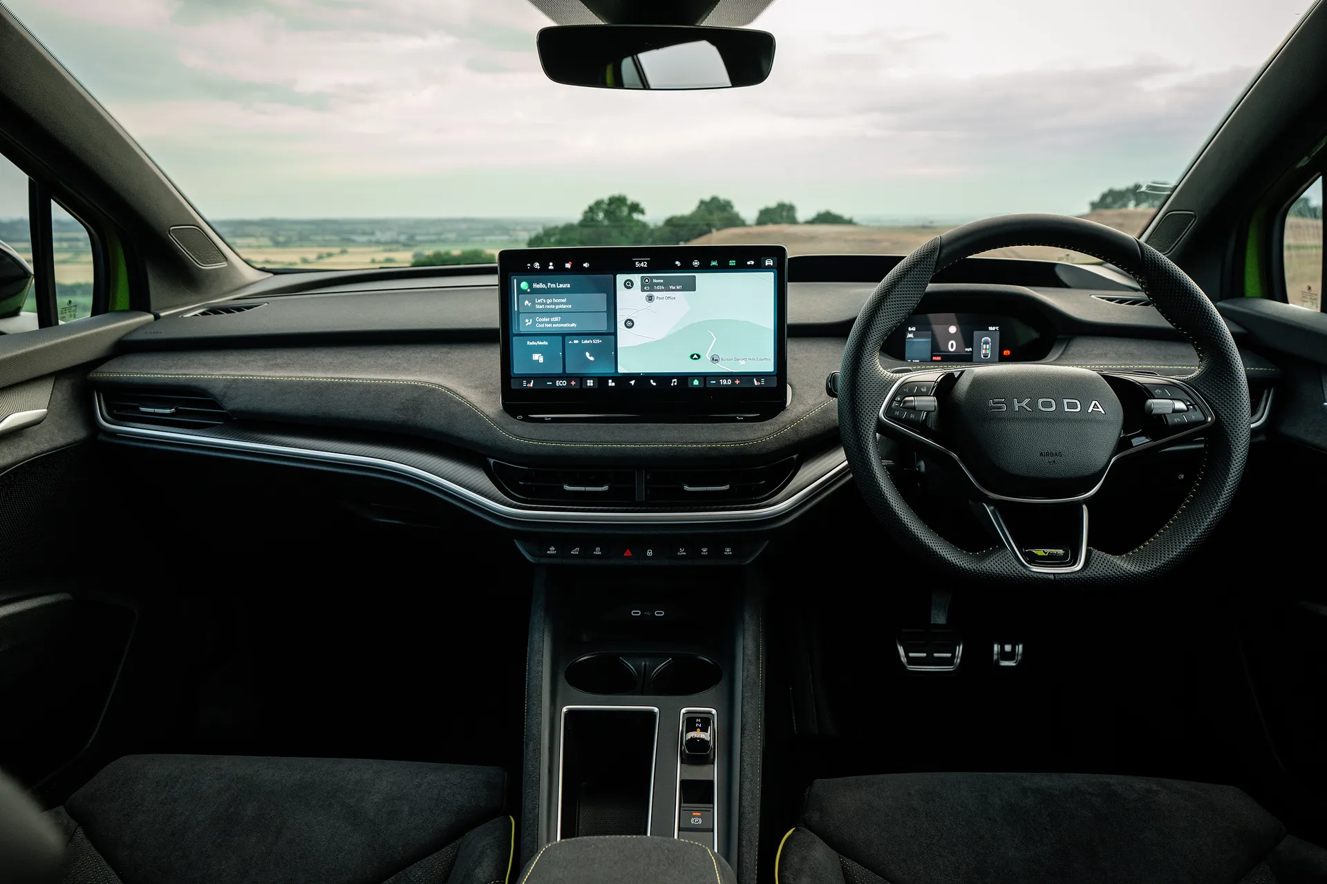 Skoda Elroq vRS review: interior view