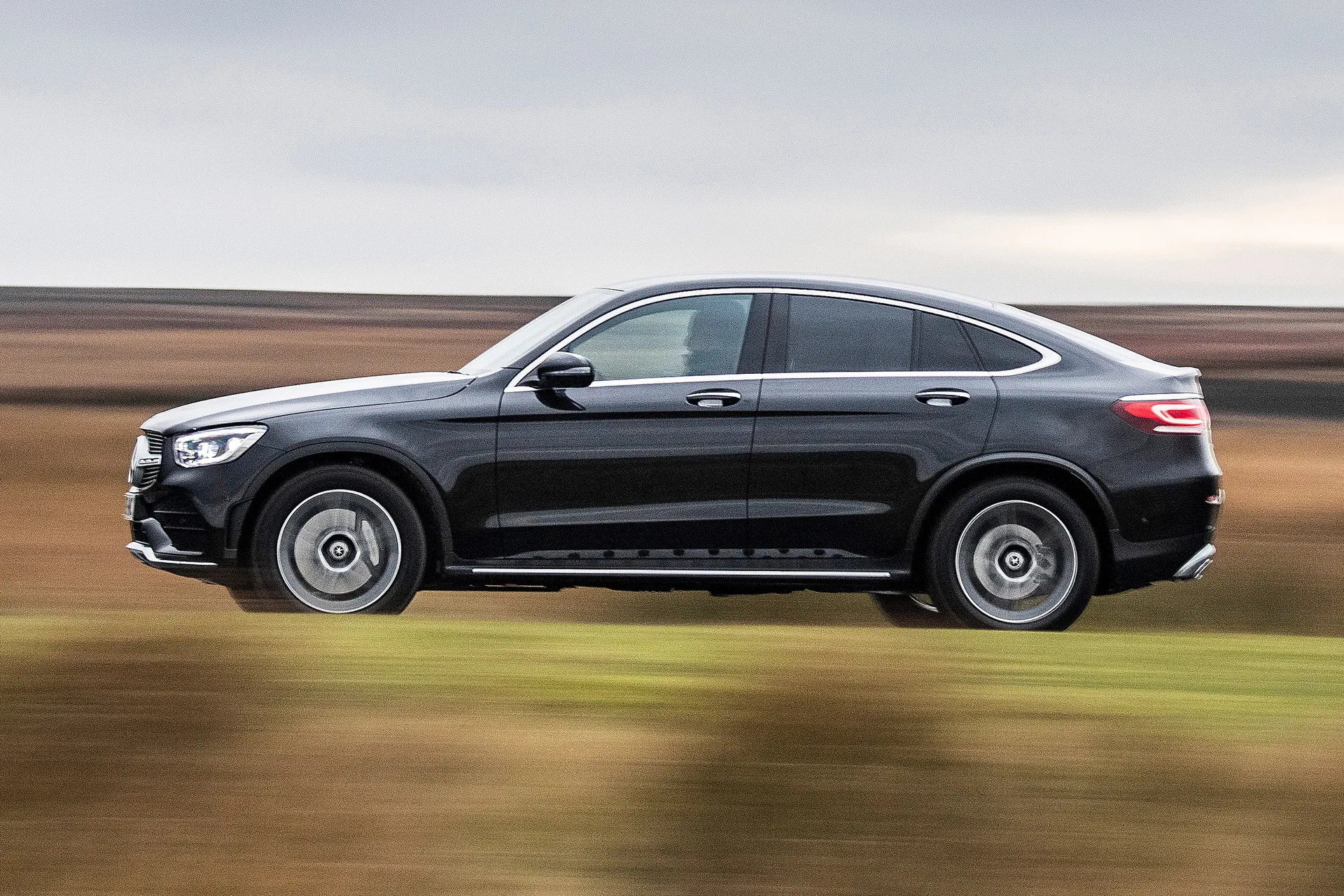 Mercedes GLC Coupe Review 2023: left exterior