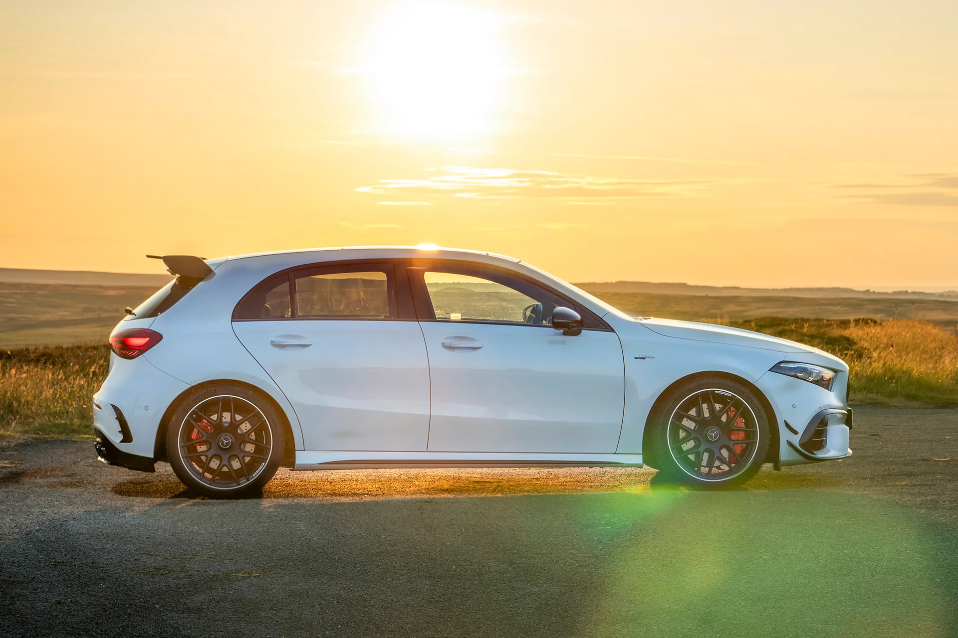 Mercedes-AMG A45 S: side view