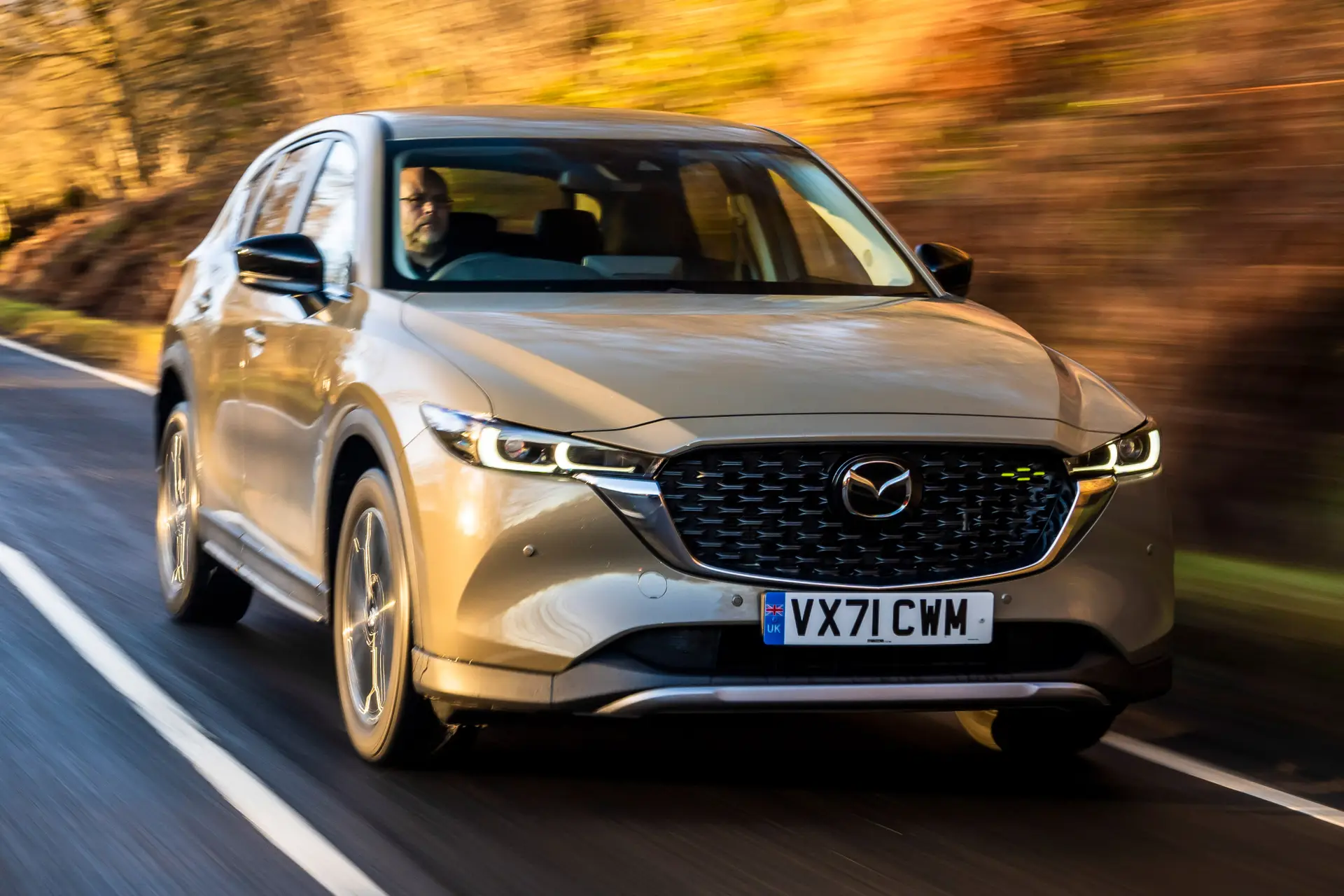 Mazda CX-5 Review 2024: front dynamic