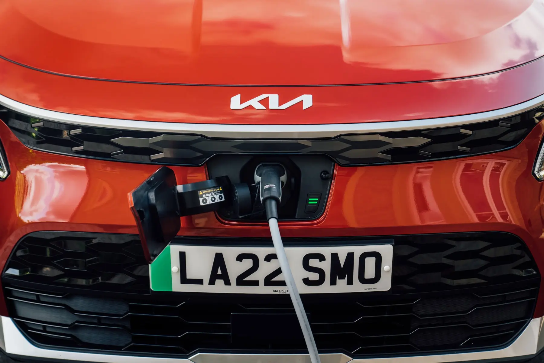Kia Niro EV Review 2023: front charge port