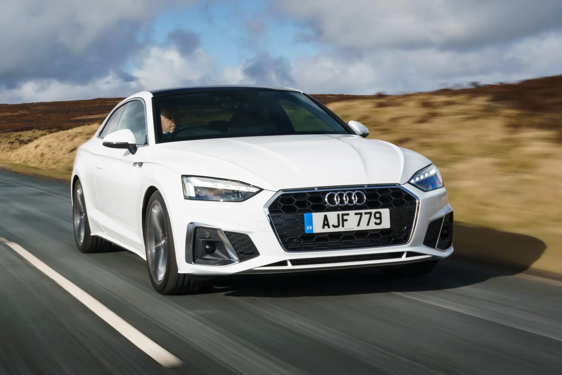 Audi A5 Review 2023: driving front-three quarter