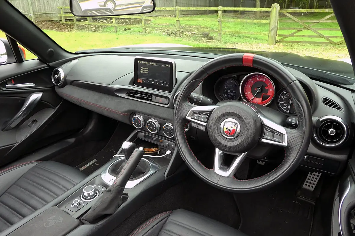 Abarth 124 Spider Review 2023: Interior