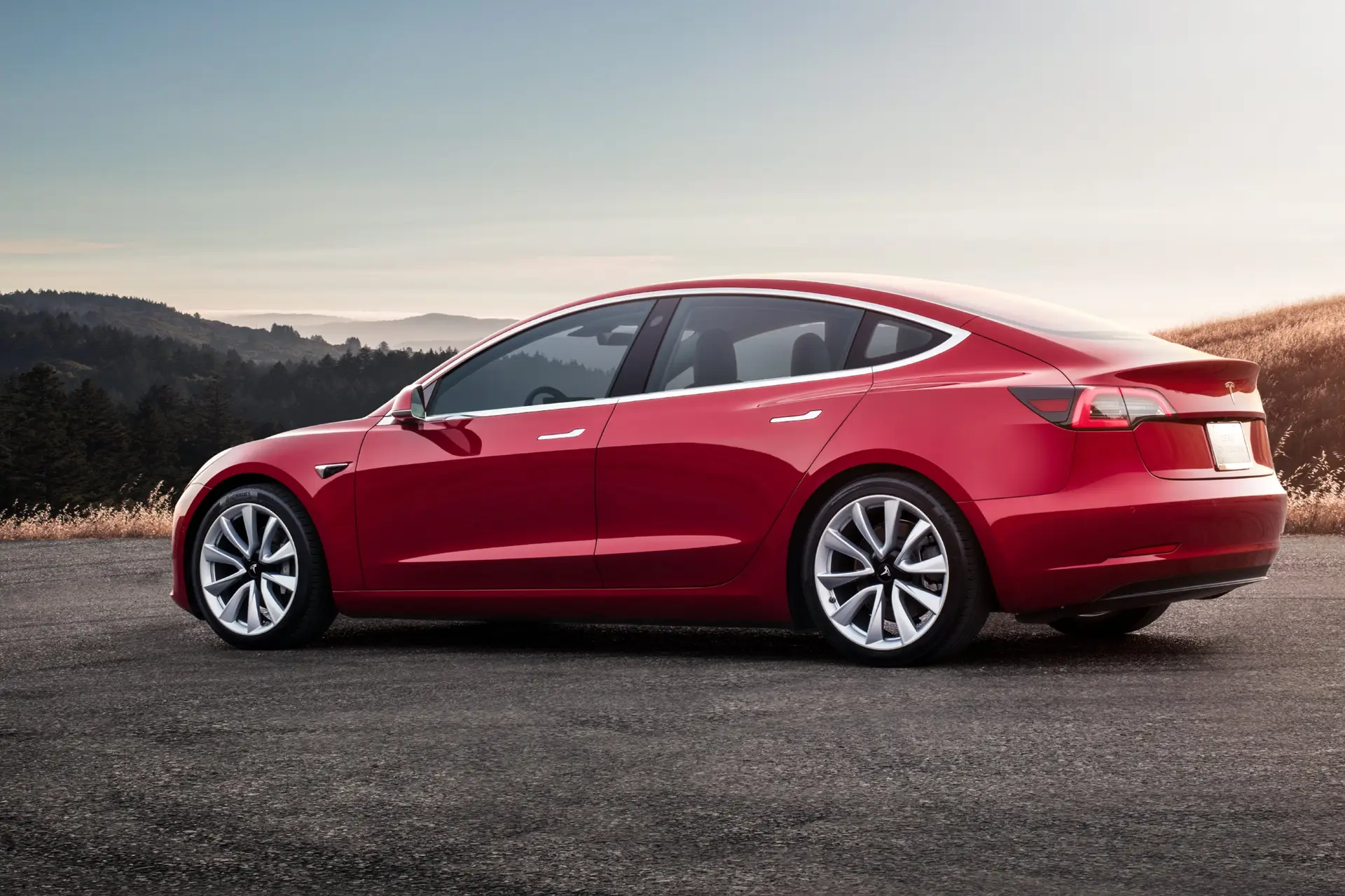 Tesla Model 3 Review 2024 Left Side View