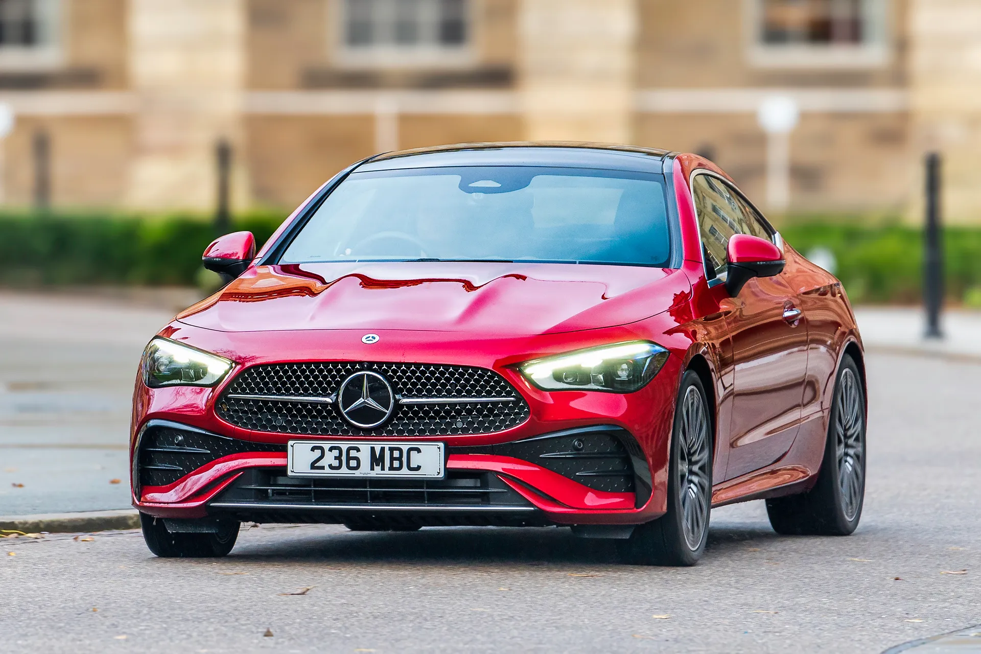 Mercedes-Benz CLE Review: front three quarters