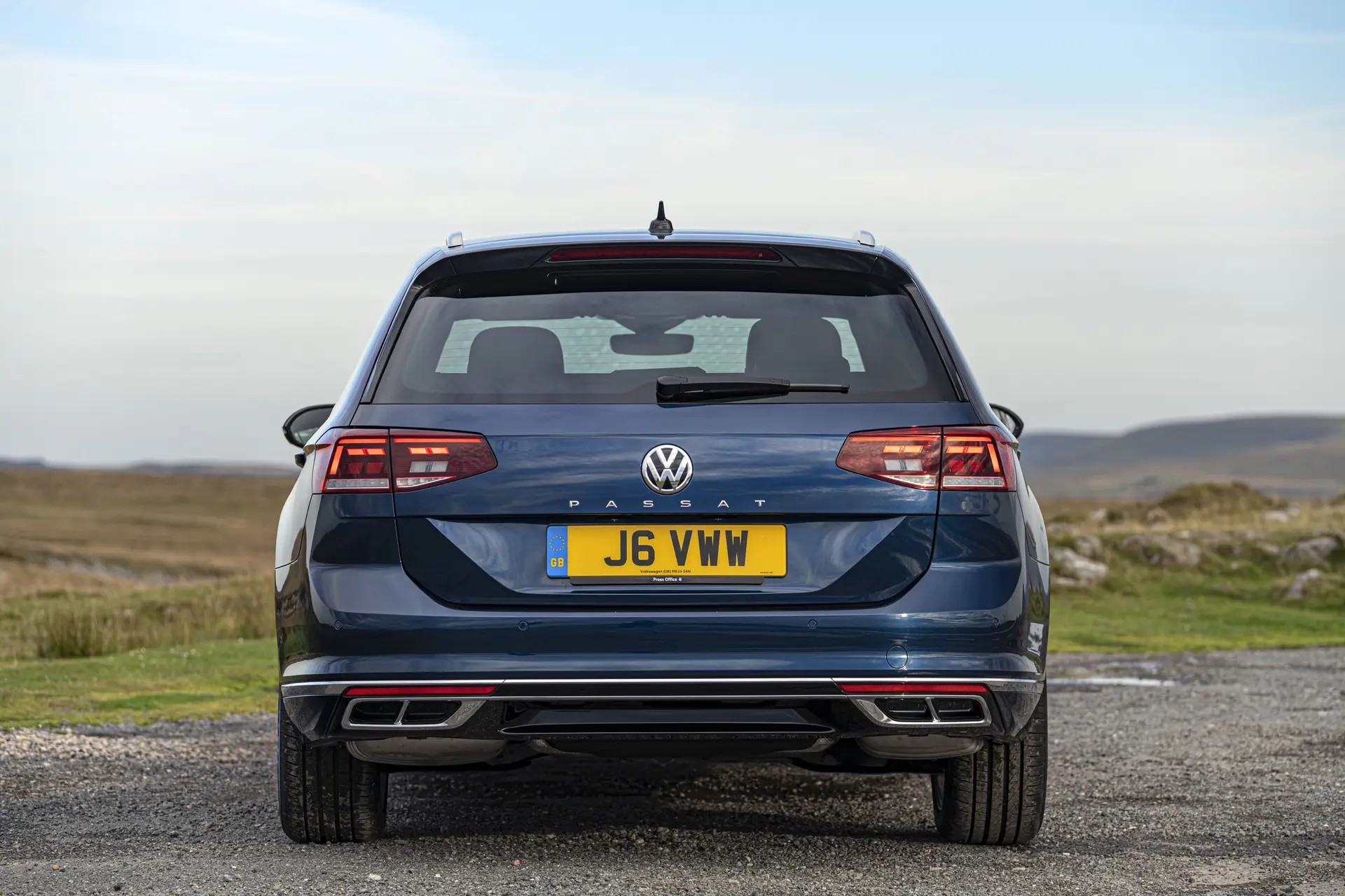 Volkswagen Passat Estate (2015-2023) Review: exterior rear photo of the Volkswagen Passat Estate