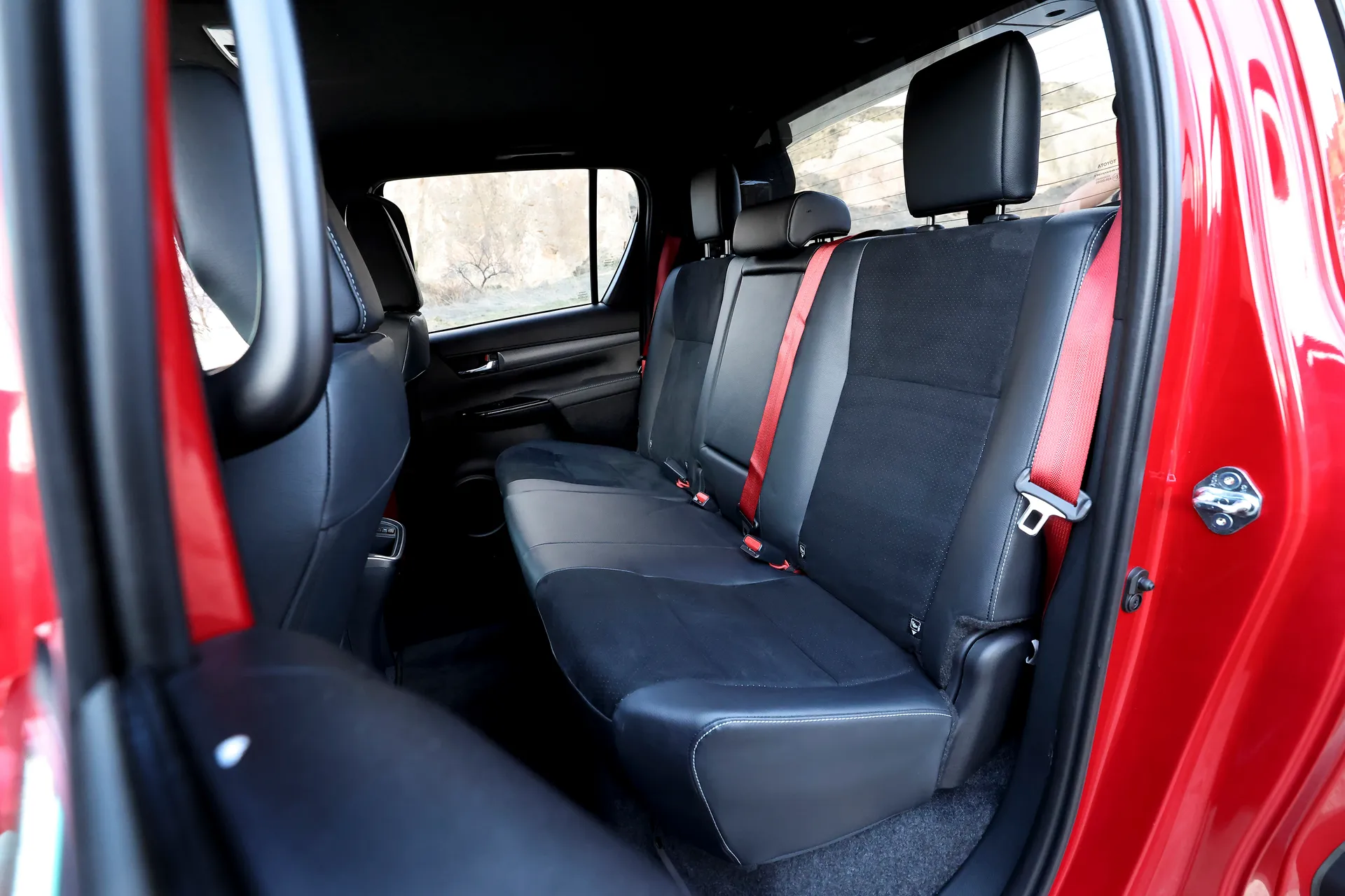 Toyota Hilux review: rear seats