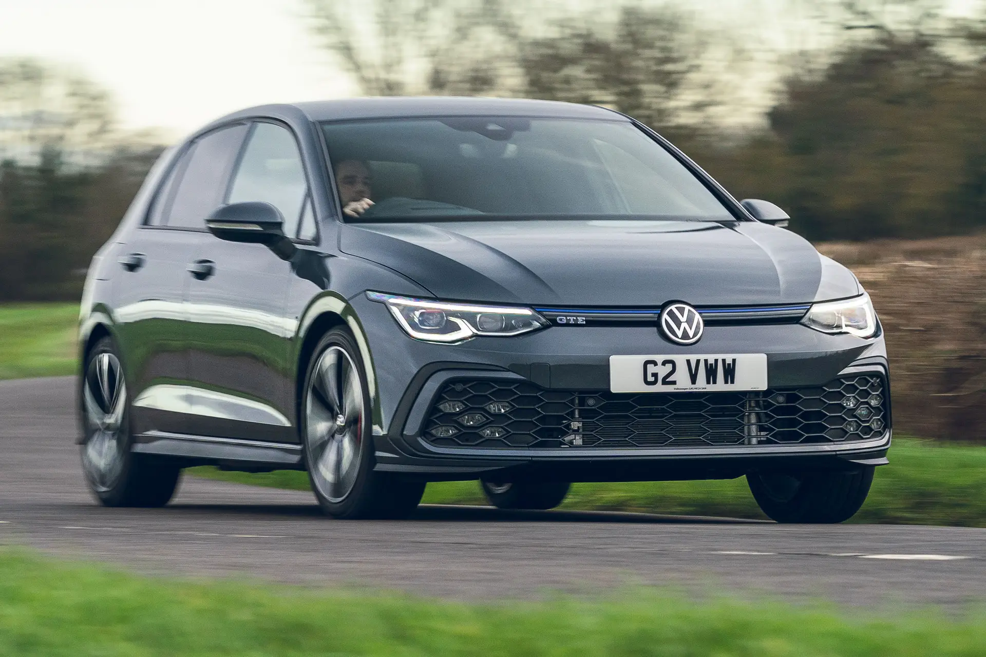 Volkswagen Golf GTE Review 2024: Dynamic moving
