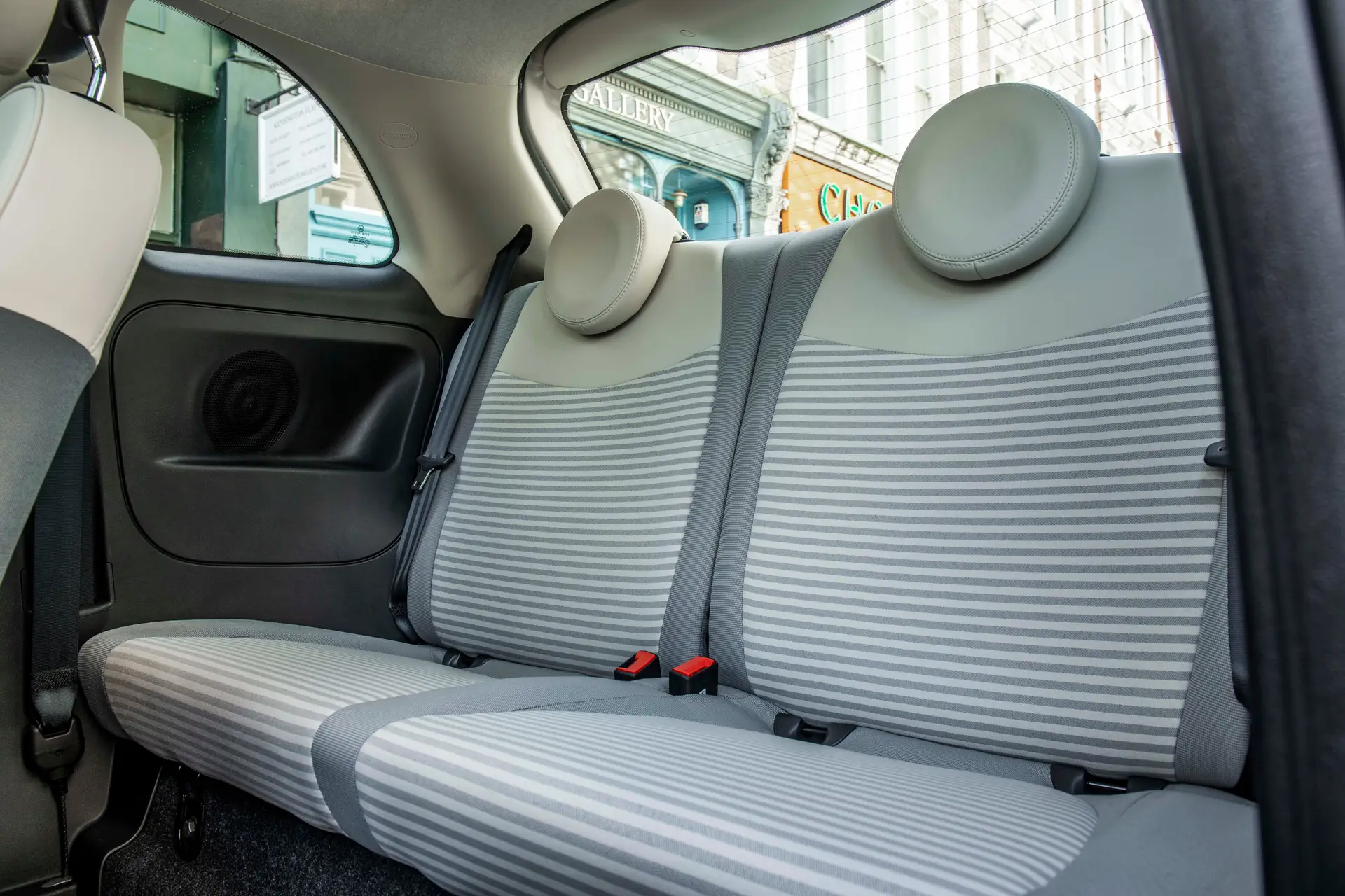 Fiat 500 Review 2023: interior rear seats