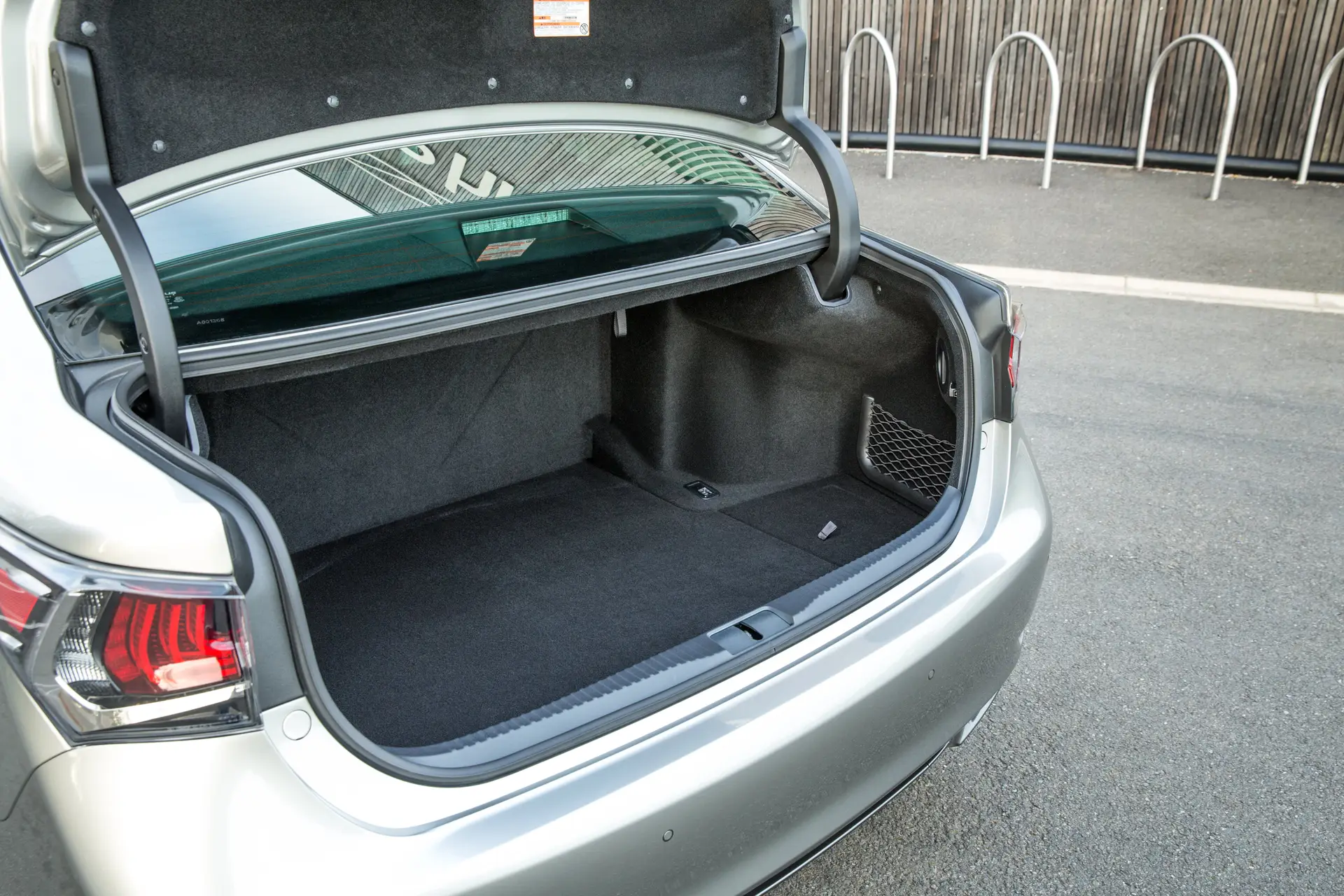 Lexus GS (2012-2018) Review: interior close up photo of the Lexus GS boot space