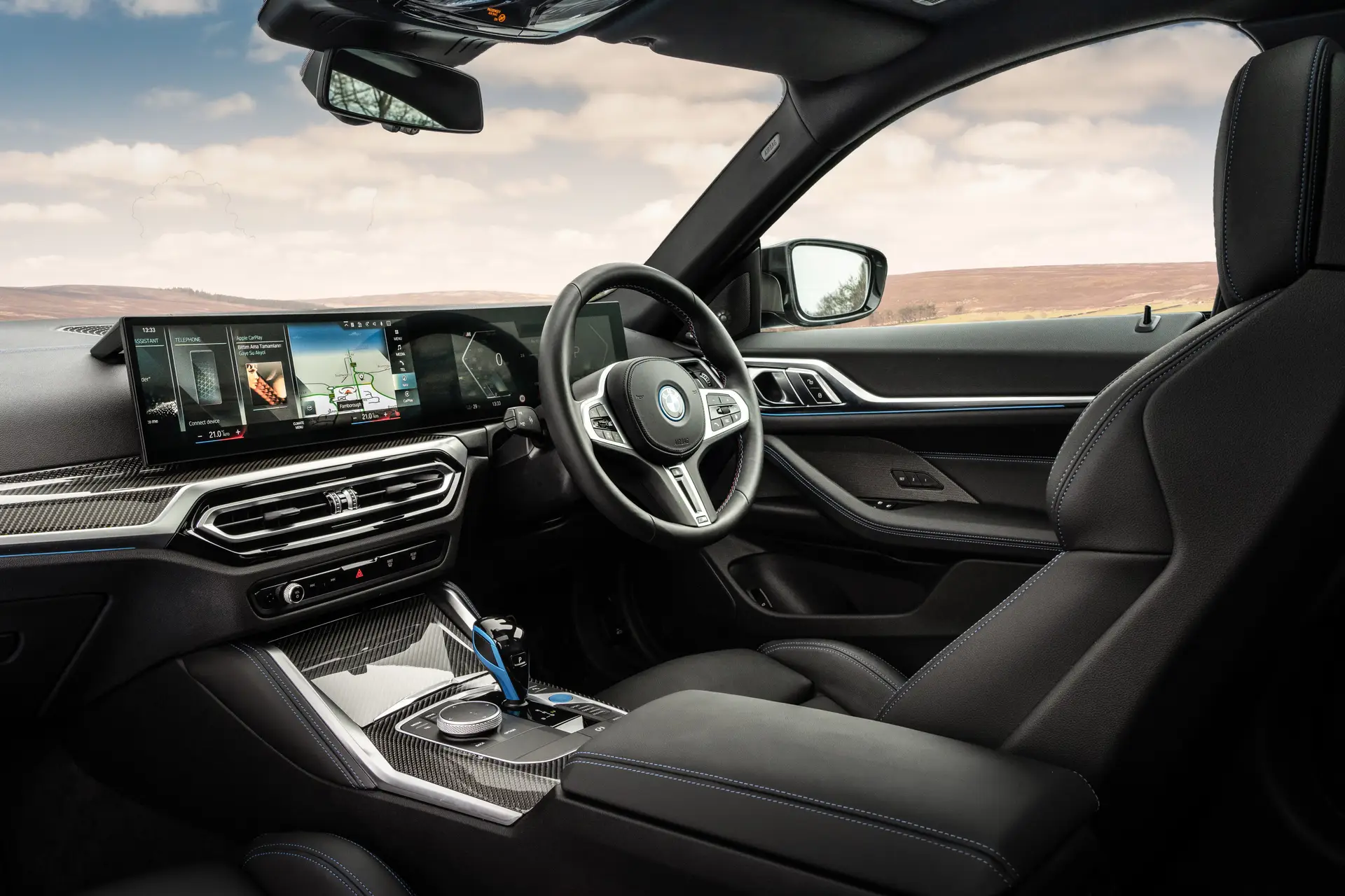 BMW i4 Review 2024: interior dashboard