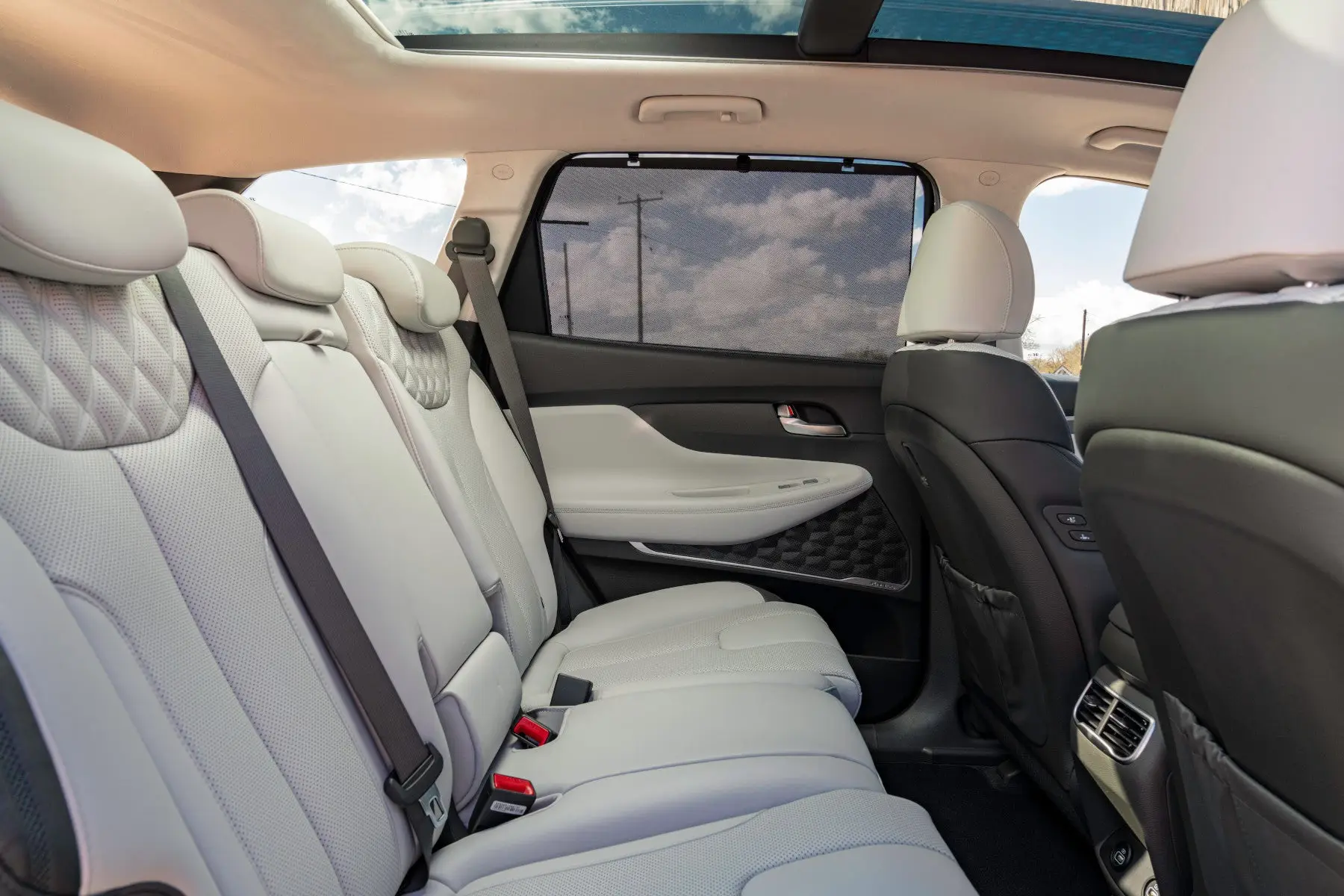 Hyundai Santa Fe Review 2023: back seats
