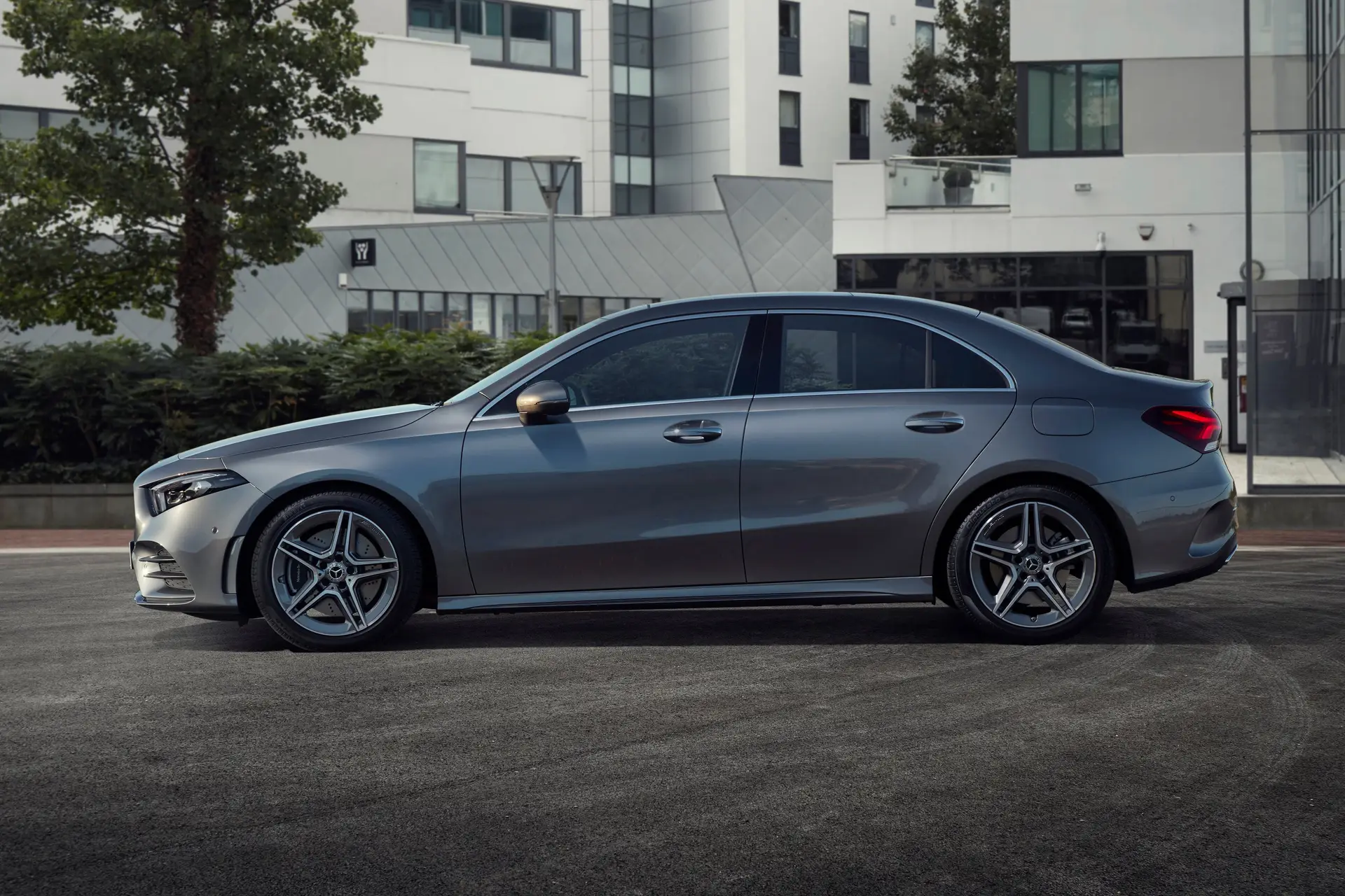 Mercedes A-Class Saloon Review 2023: side exterior
