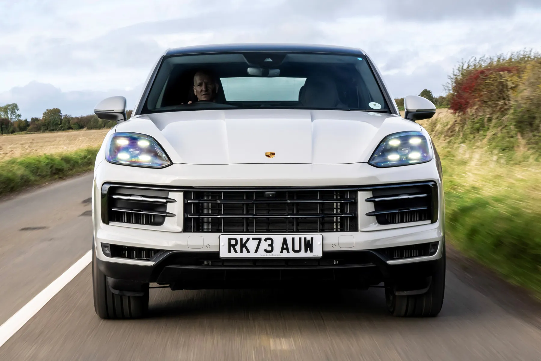 Porsche Cayenne Coupe Review 2024: front dynamic
